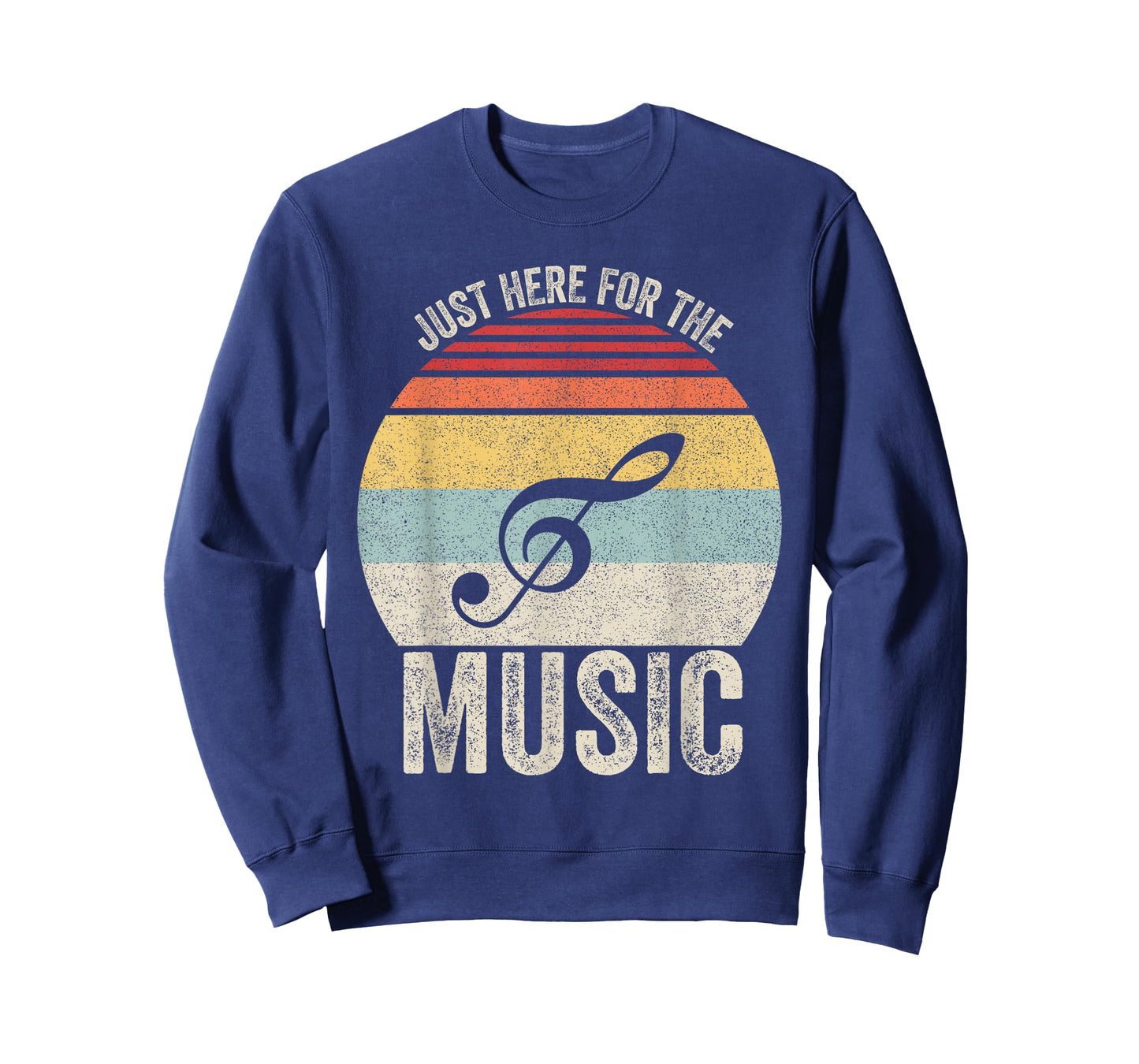 Vintage Retro Just Here For The Music T-Shirt