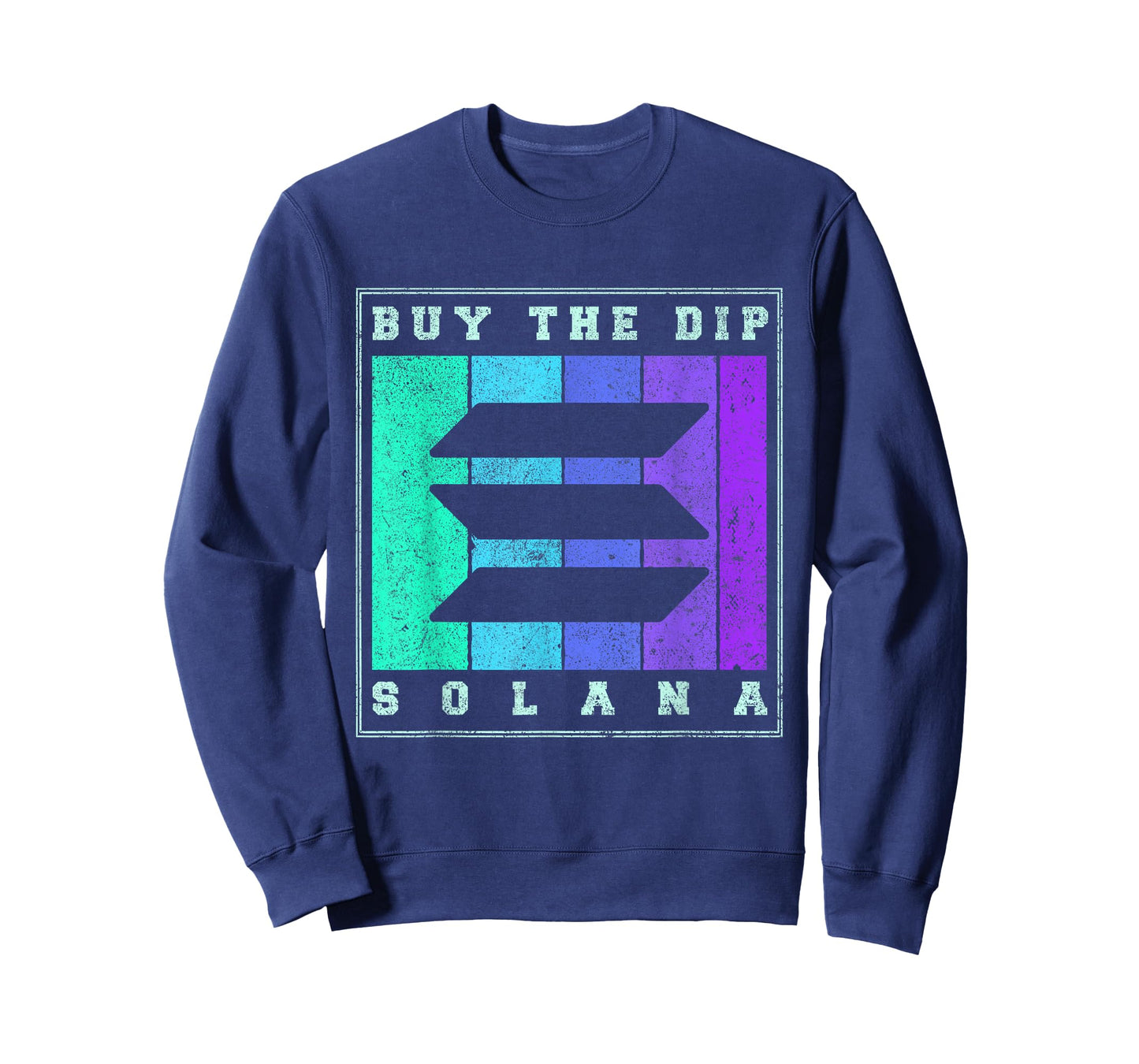 Retro Buy The Dip Solana SOL Crypto Apparel | Vintage Solana T-Shirt
