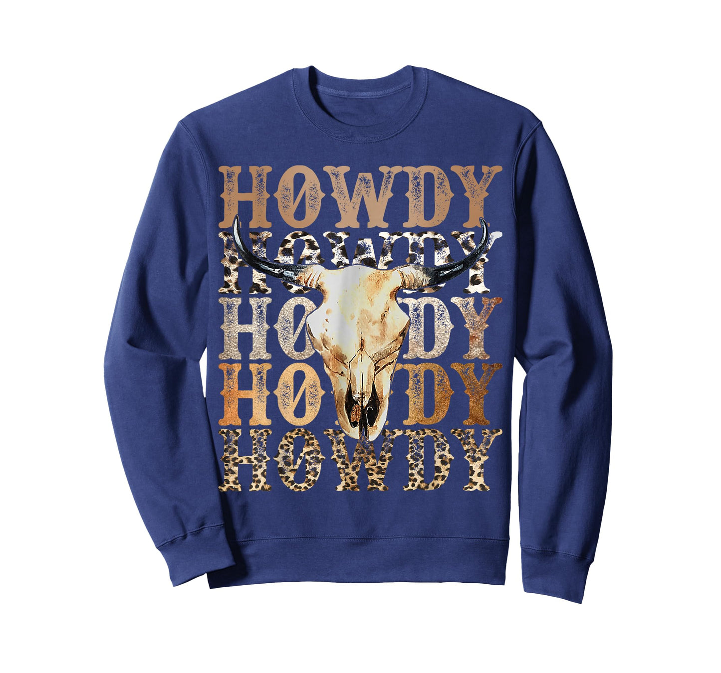 Retro Howdy Cowboy Cowgirl Western Rodeo Mens Women T-Shirt