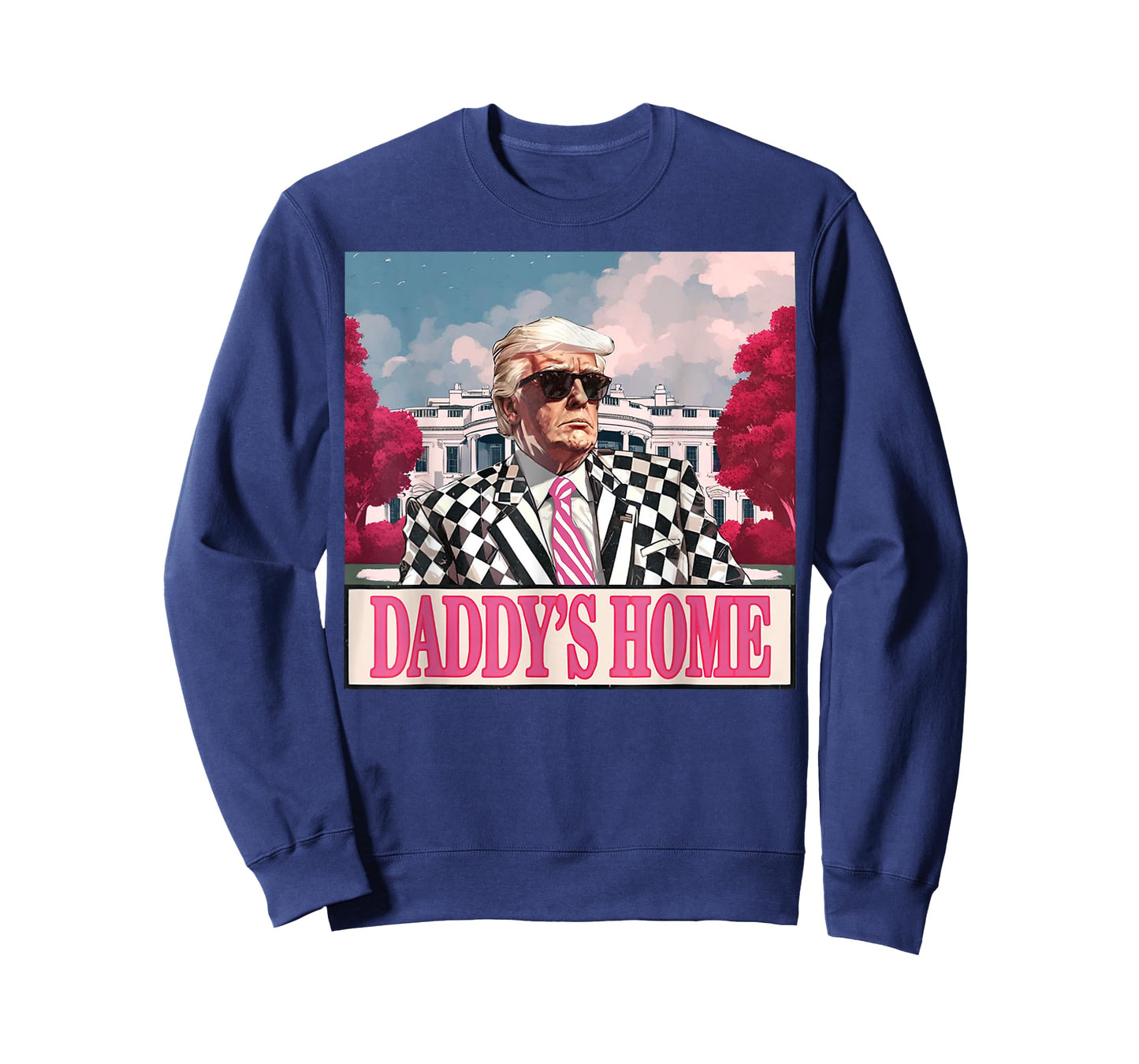 Trump 2025 Take America Back Daddy's Home Trump Pink 2025 T-Shirt