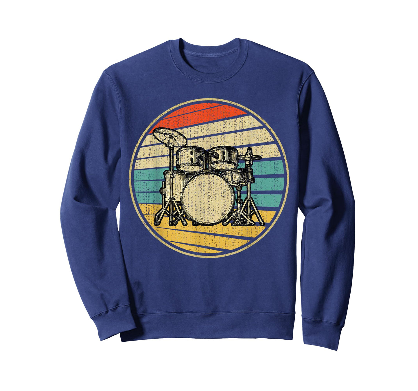 Drums Drummer Band Drumset Retro Vintage Drum Set 70s 80s T-Shirt