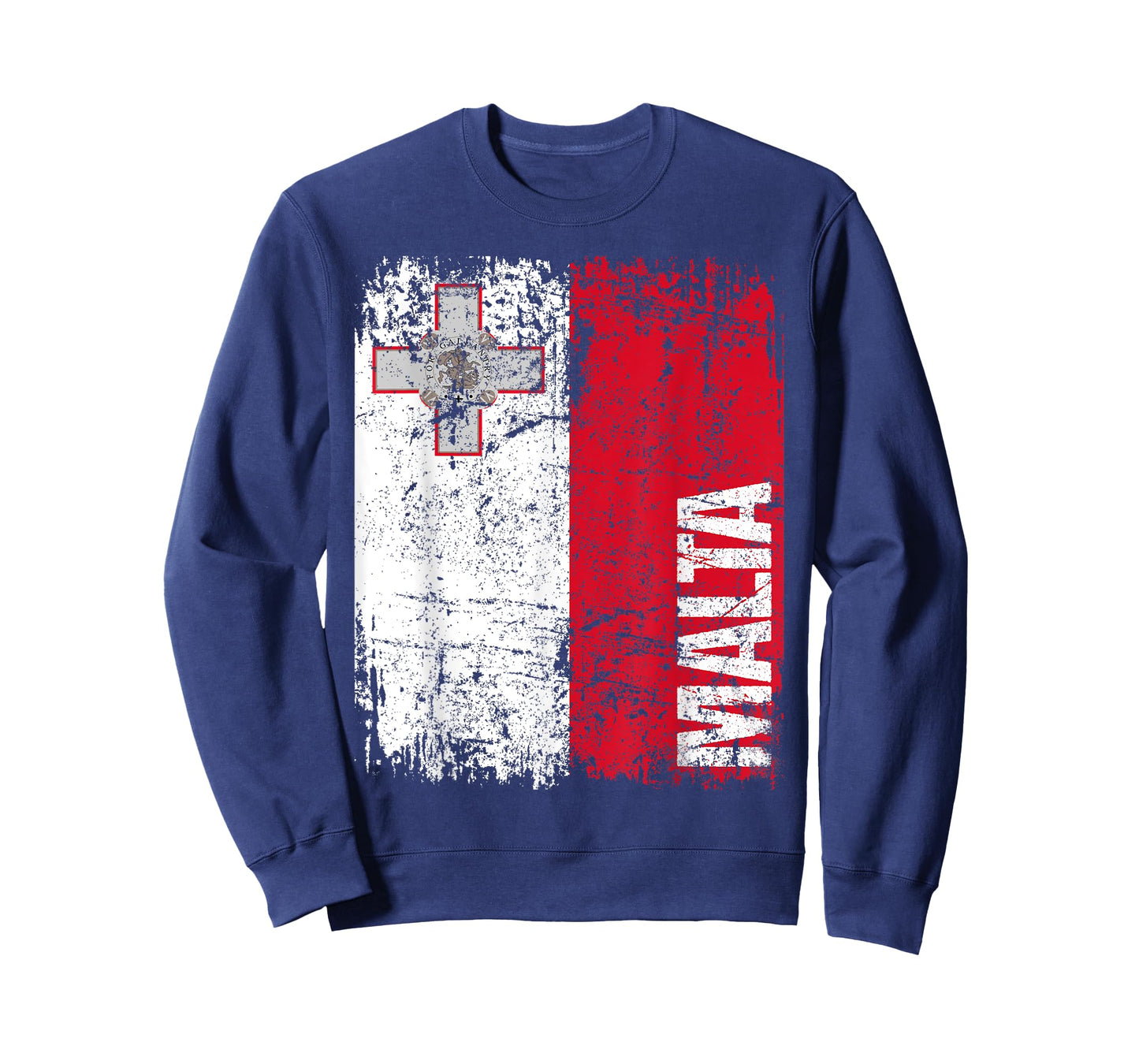 MALTA Flag Vintage Distressed MALTA T-Shirt
