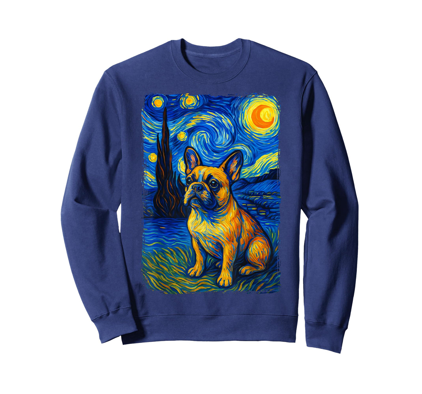 French Bulldog Starry Night T-Shirt