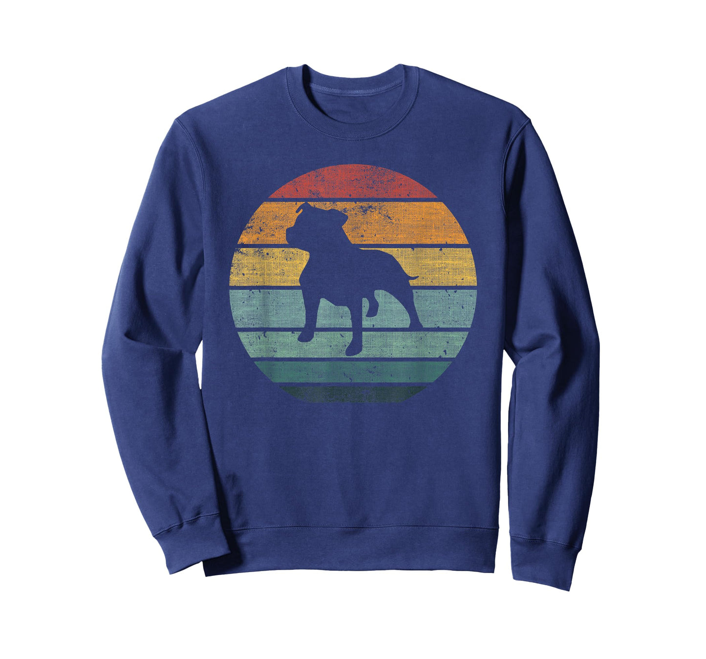 Staffordshire Bull Terrier Staffy Dog Breed Retro Vintage T-Shirt