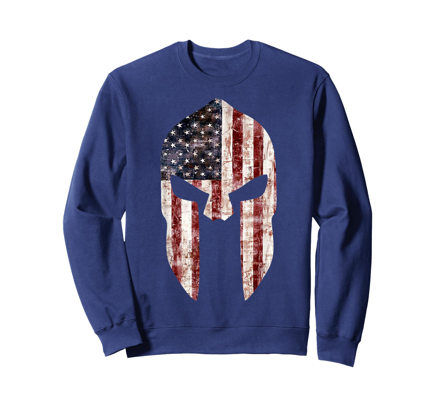 Spartan Helmet American Flag T-Shirt