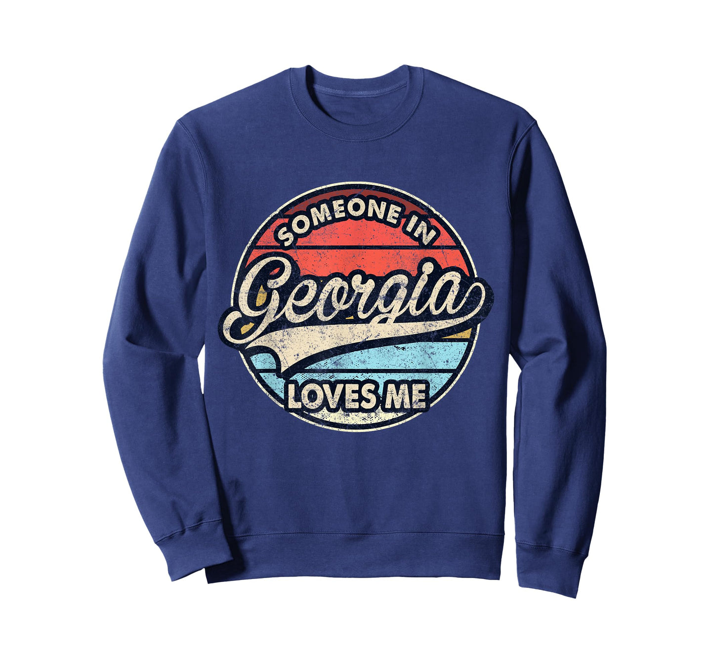 Someone In Georgia Loves Me US State Cool Retro T-Shirt