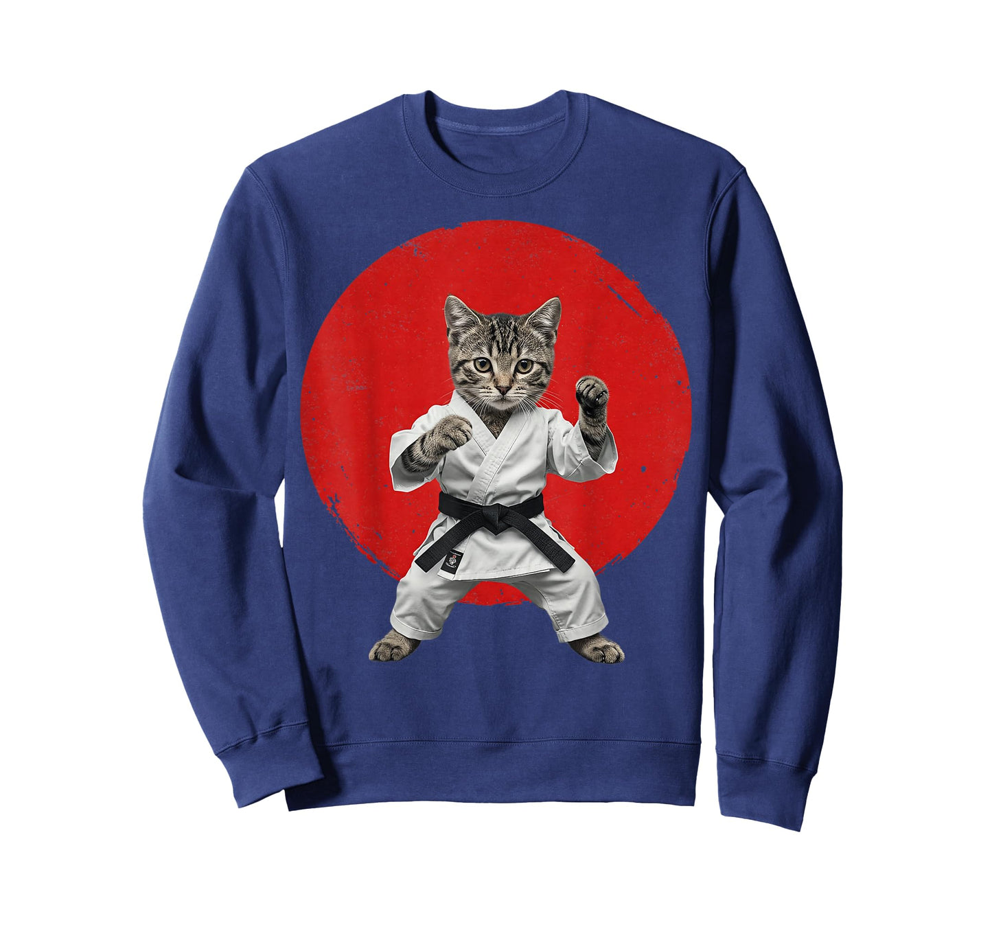 Karate Cat Black Belt Funny Martial Arts Judo Japan Japanese T-Shirt