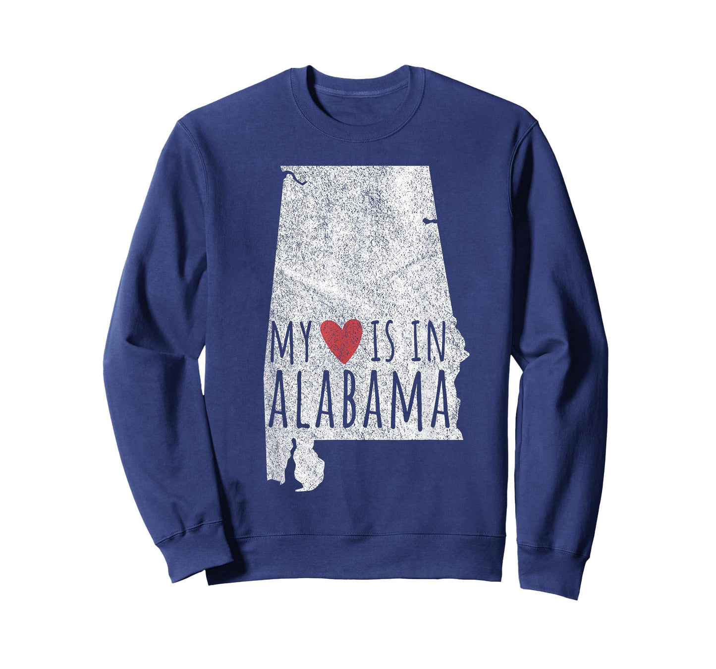 My Heart Is In Alabama Funny Alabama Roots Alabama Love T-Shirt