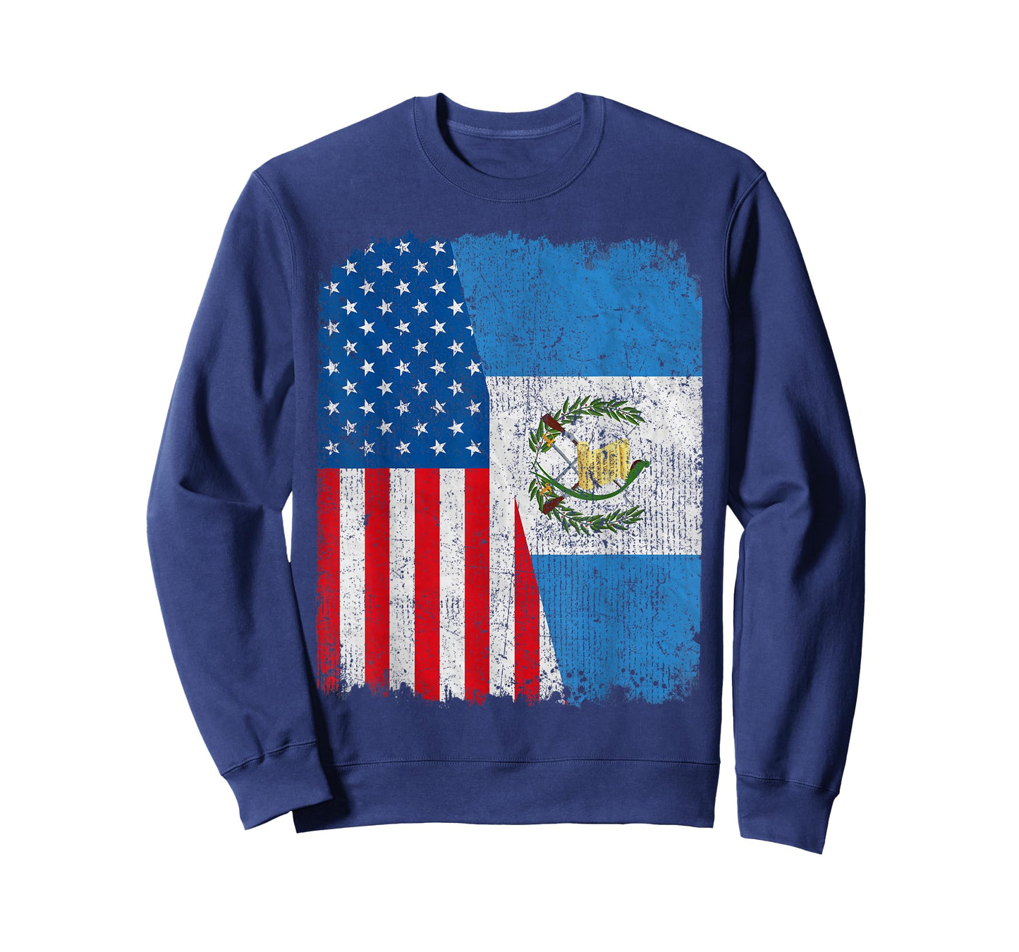 Guatemalan American Flag Half USA Guatemala Root Proud T-Shirt