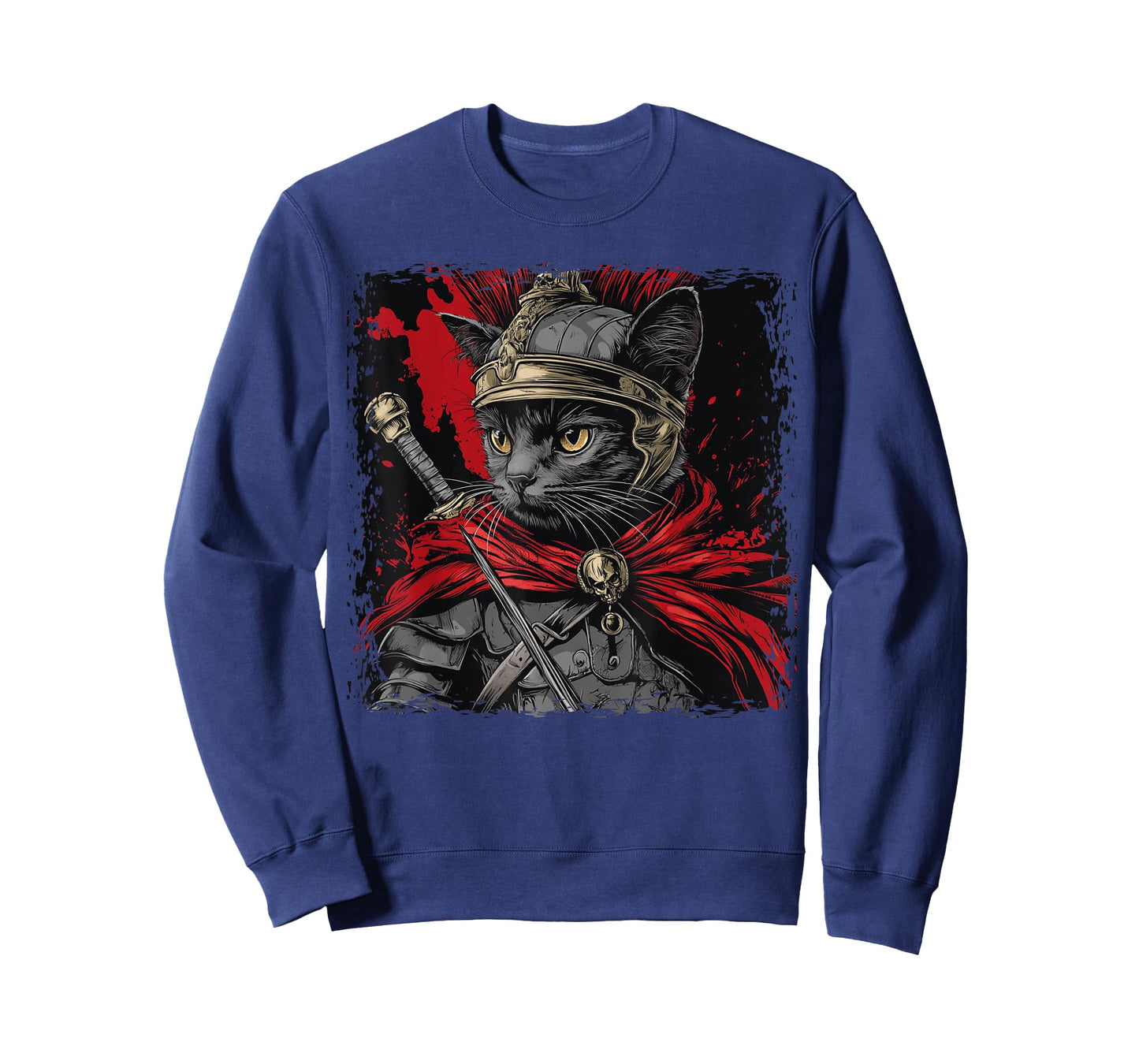 SPQR Empire Roman Legion cat Warrior Japanese Graphic T-Shirt