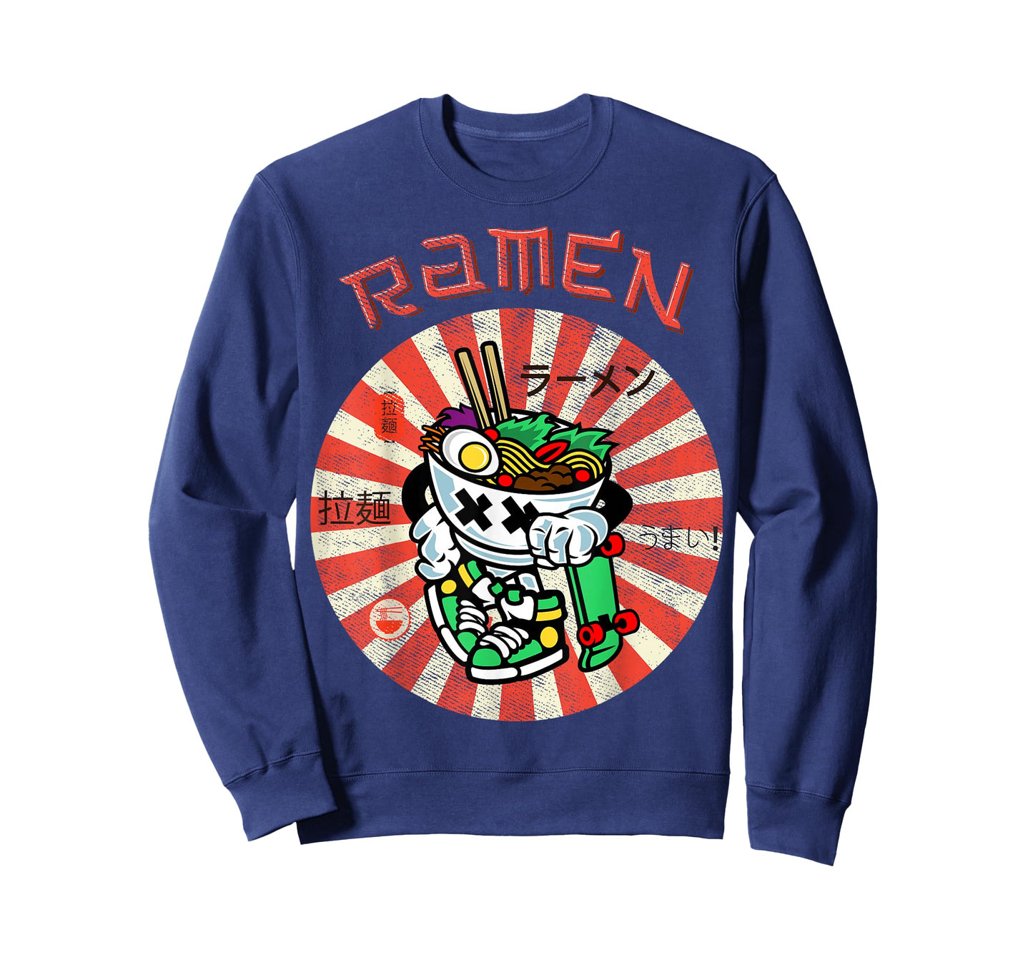 Cute Ramen Skater Tee Kawaii Anime Skateboard Lover Teens T-Shirt
