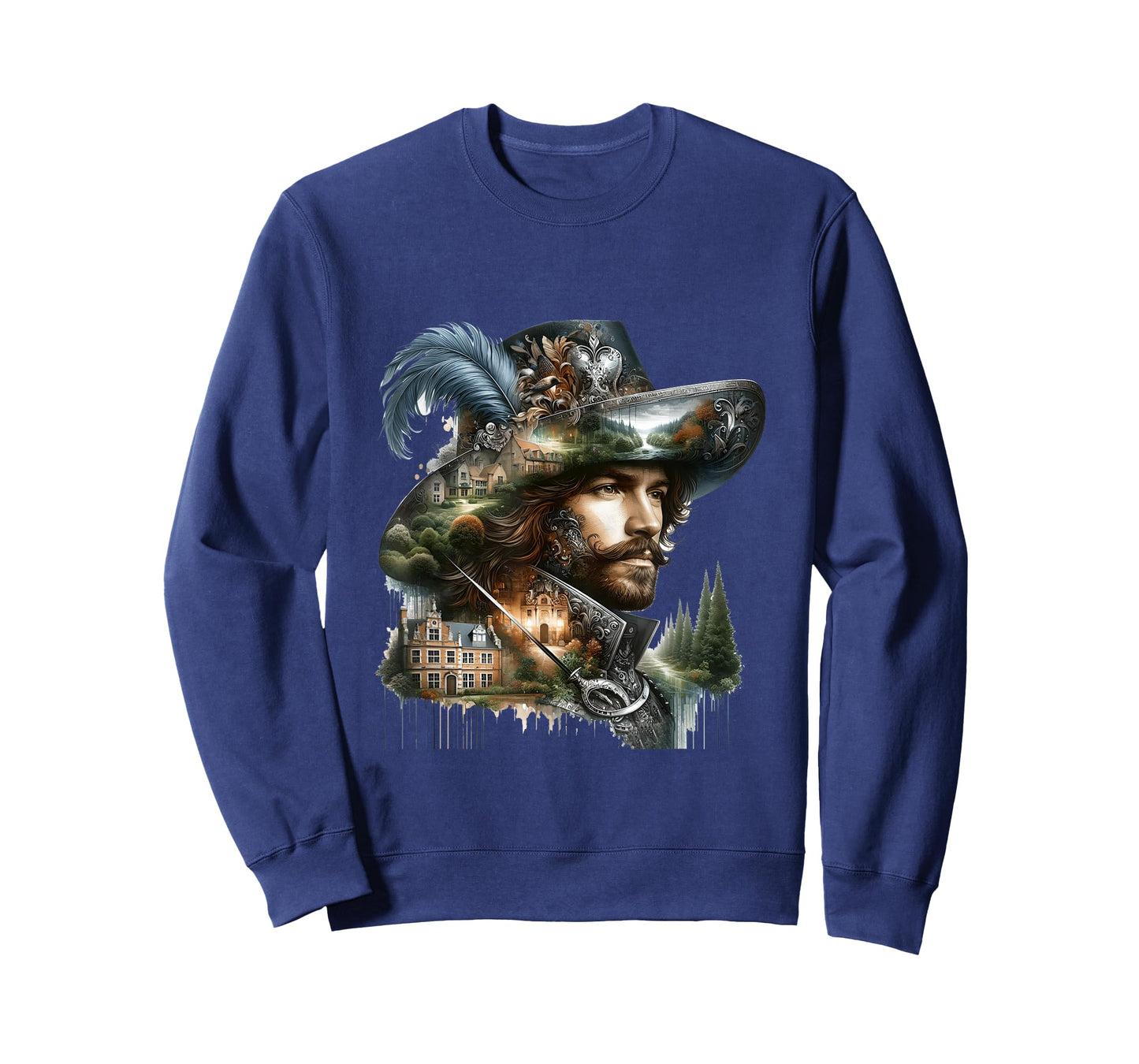 Fantasy Cute Brave French Musketeer T-Shirt