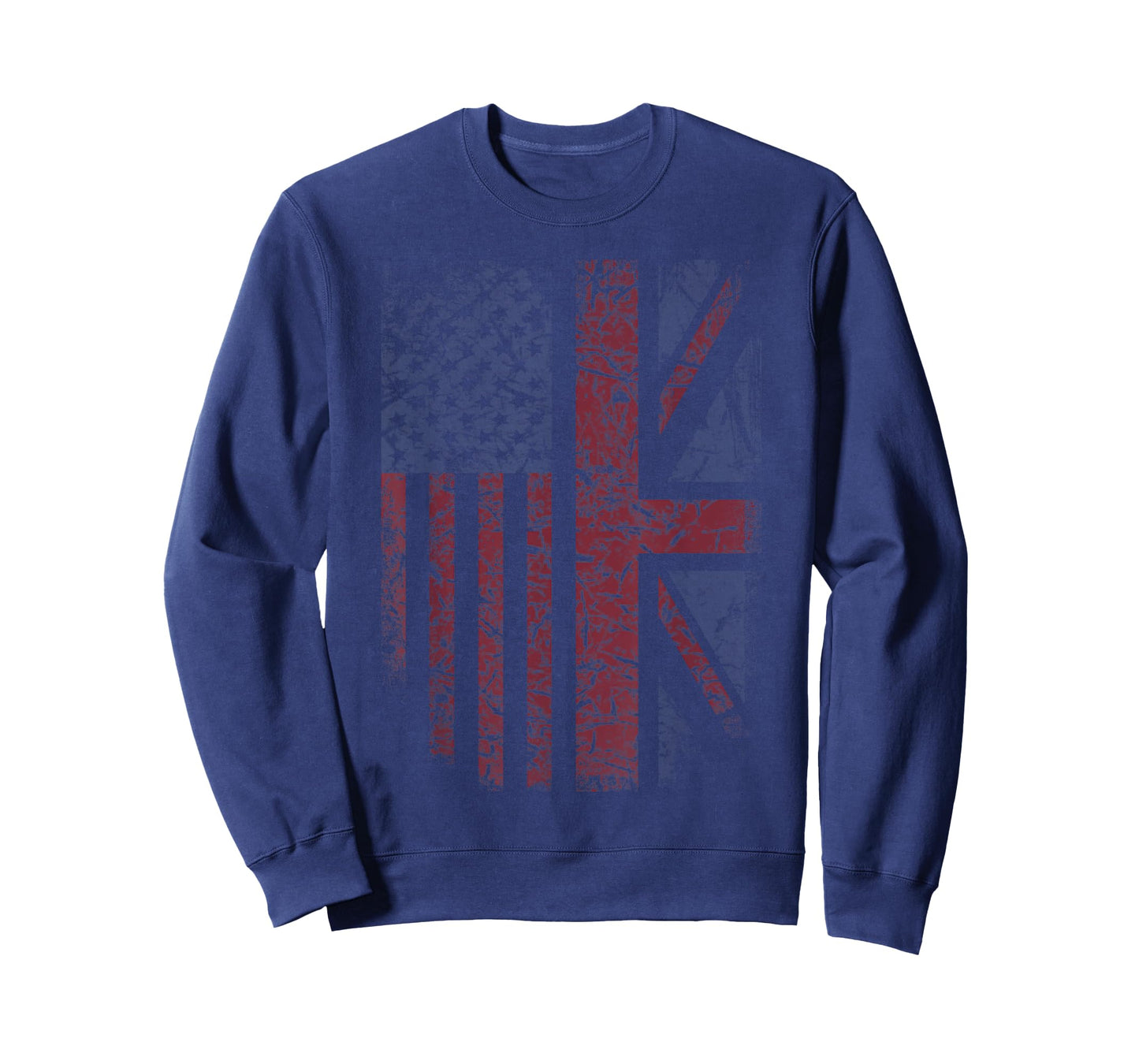 American Flag & British Flag USA UK Stars Stripes Union Jack T-Shirt