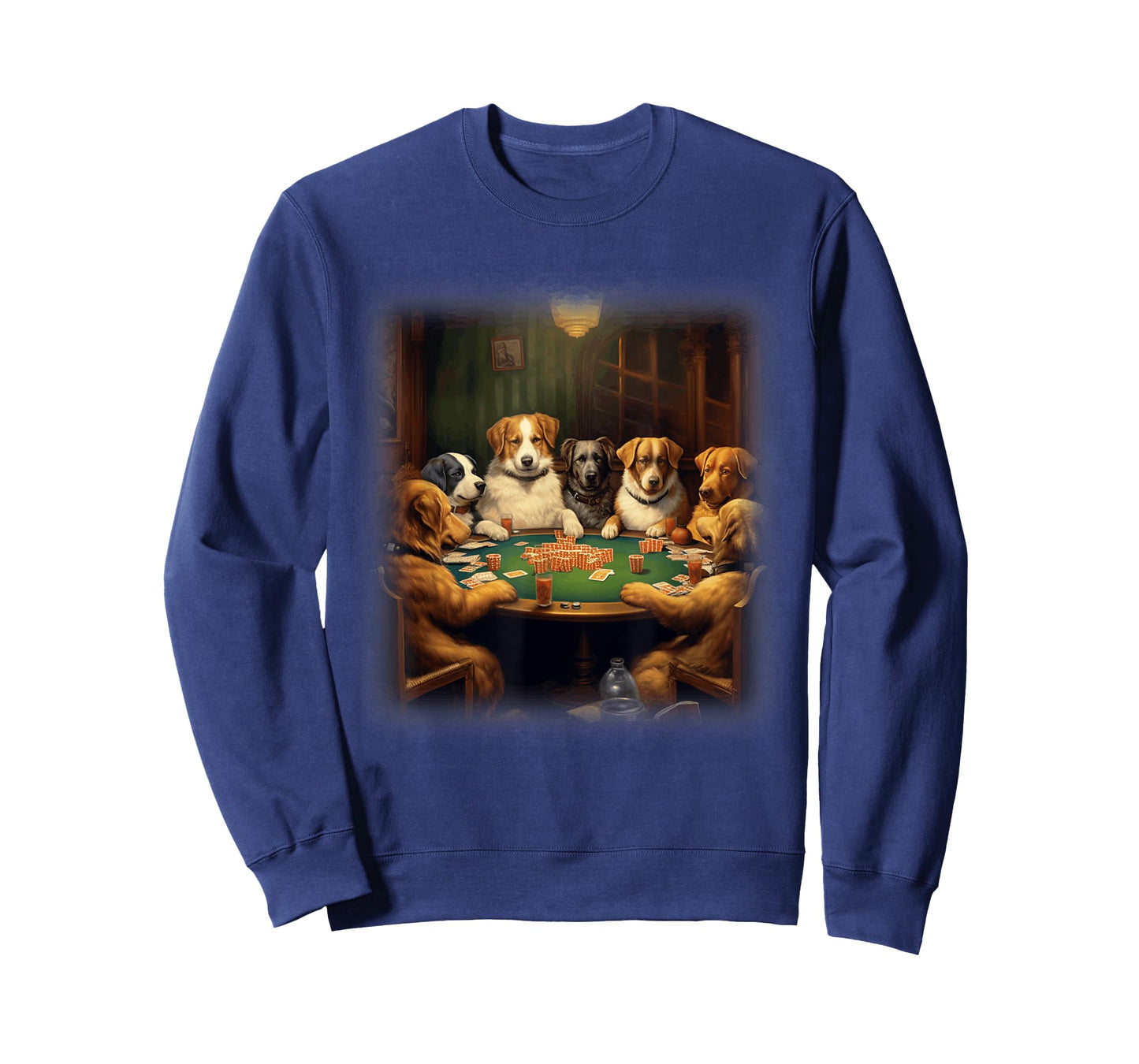 Dogs Playing Poker | A Friend in Need | Funny Dog Lover Art Men Women T-Shirt