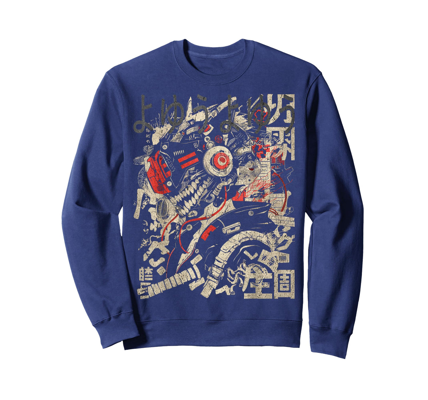Japanese Streetwear Cyberpunk Y2K Techwear Retro Manga Anime T-Shirt