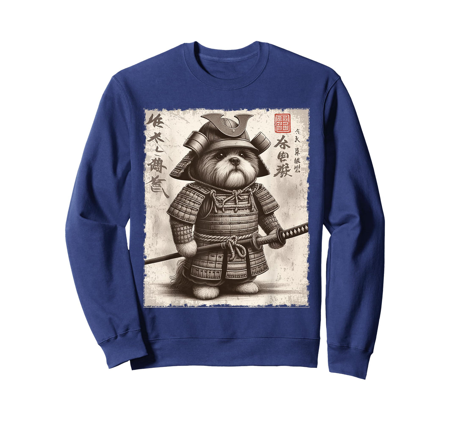 Funny Shih Tzu Dog Samurai T-Shirt