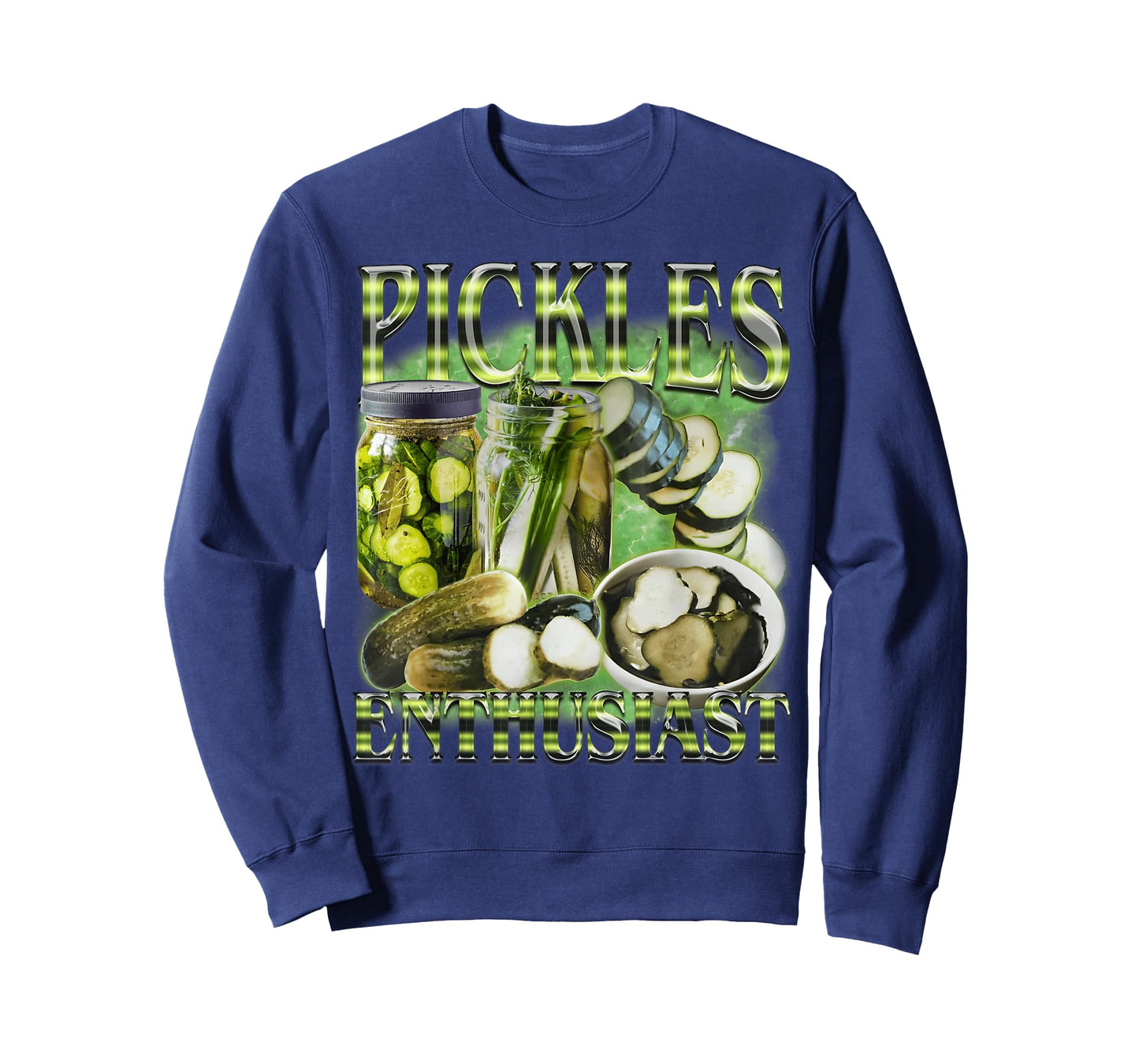 Pickle Enthusiast Vintage 90s Graphic Pickle Lover Men Women T-Shirt