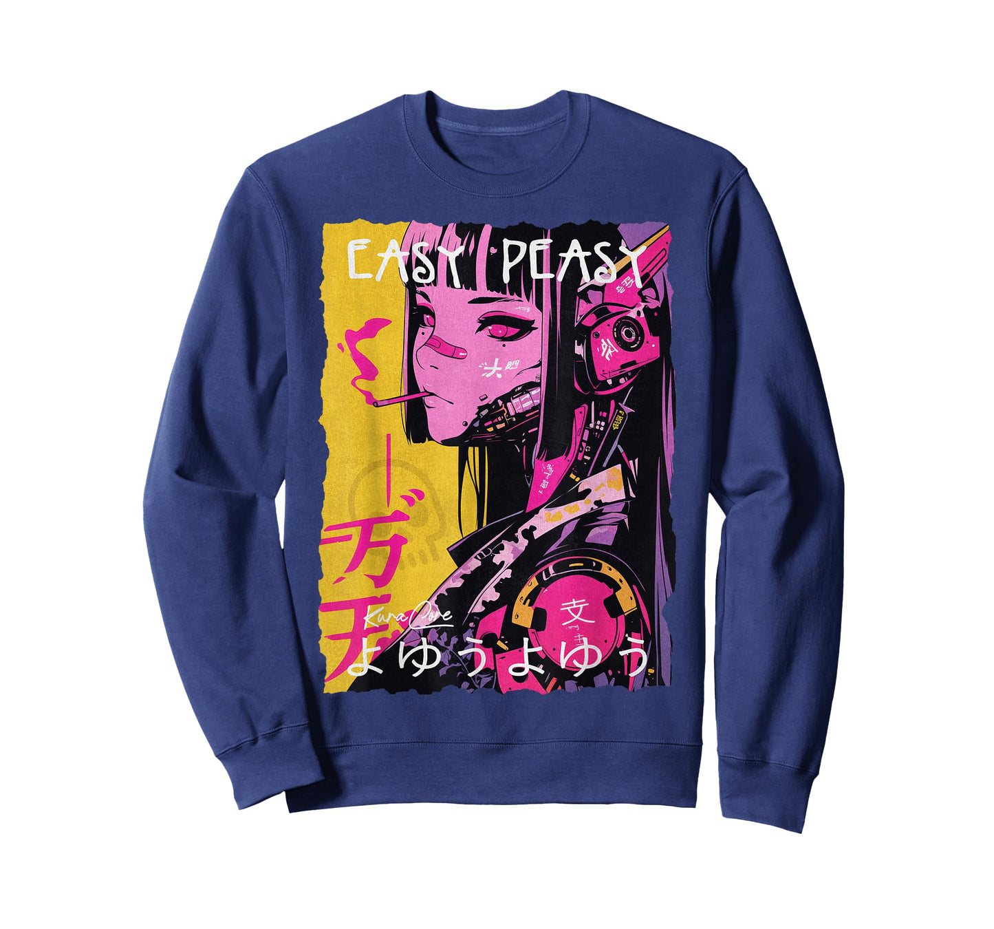Japan Streetwear Cyberpunk Y2K Techwear Retro Manga Anime T-Shirt