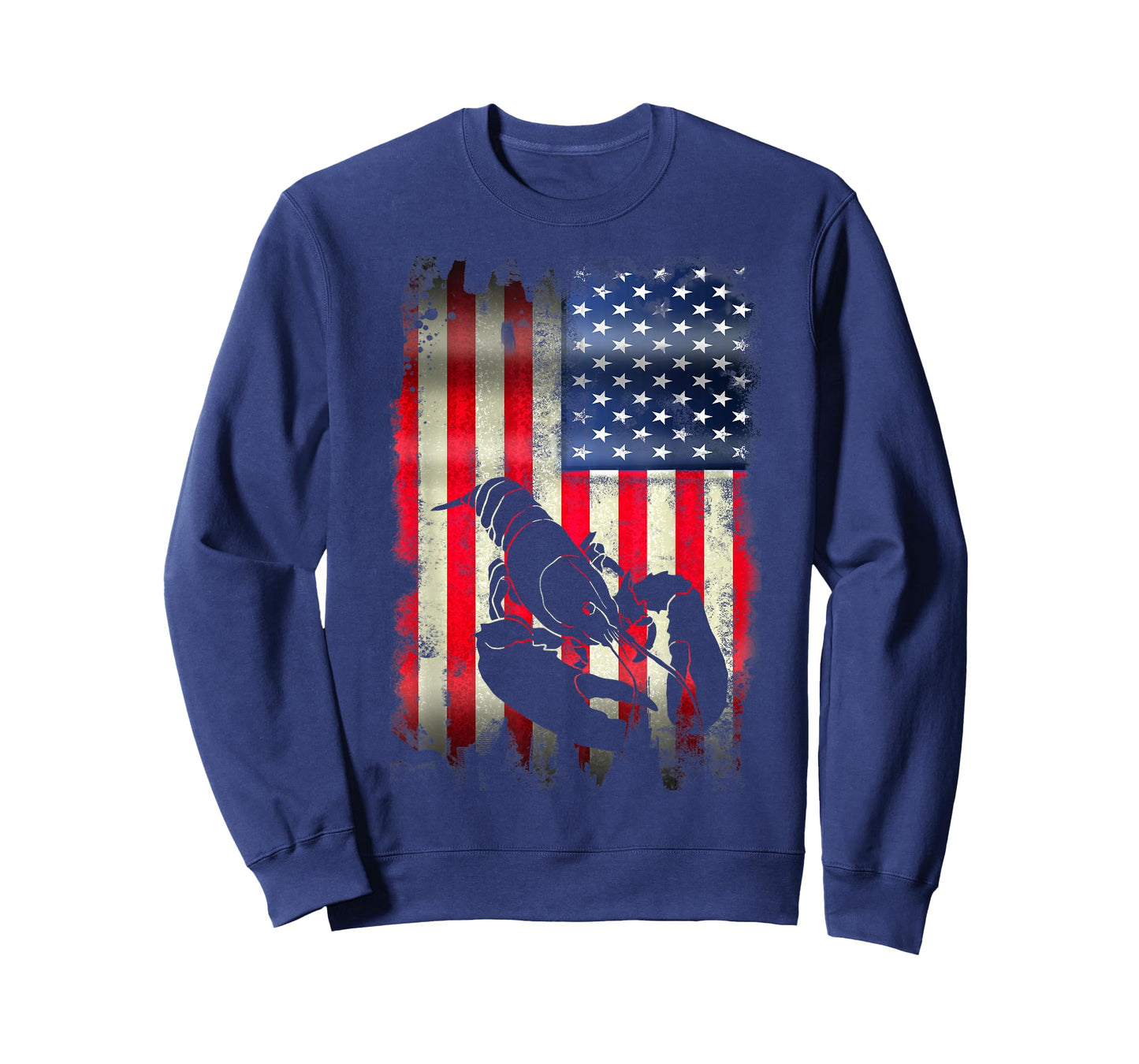 Lobster USA American Flag 4th of July Patriotic Merica T-Shirt