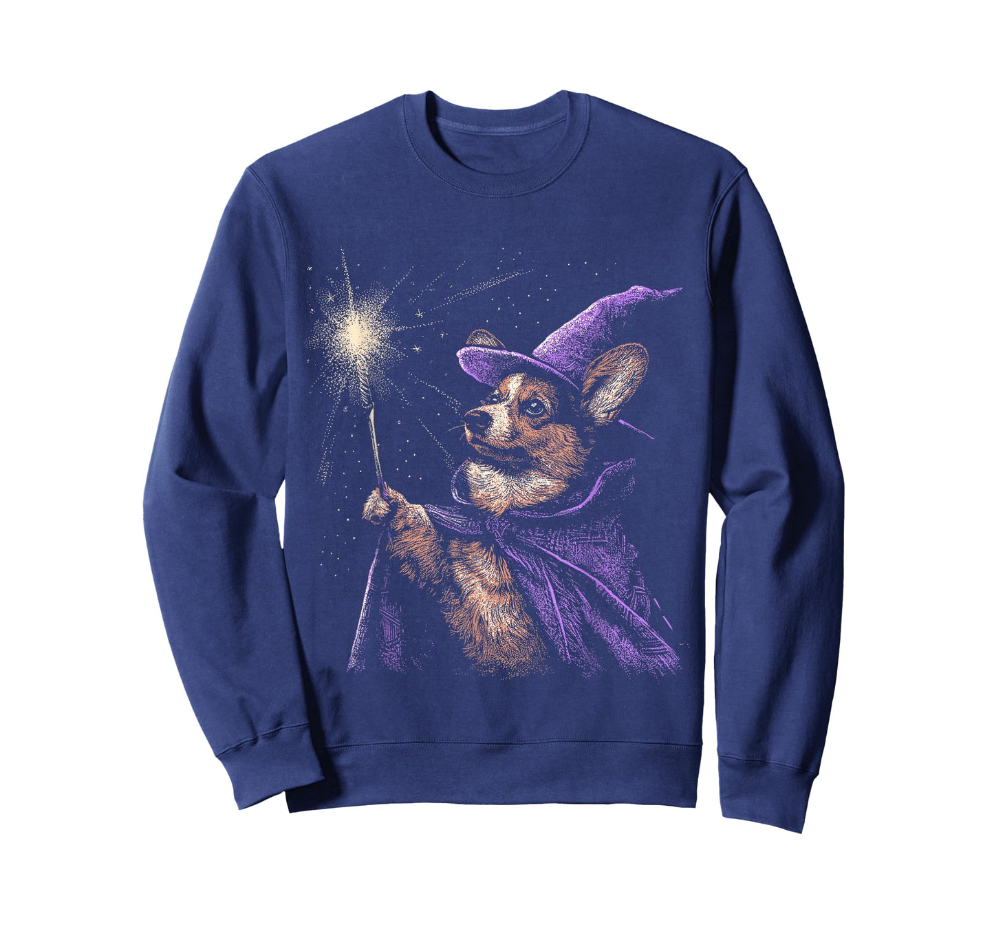 Wizard Corgi Shirt Magic Fantasy Dog Corgi Lover Magician T-Shirt