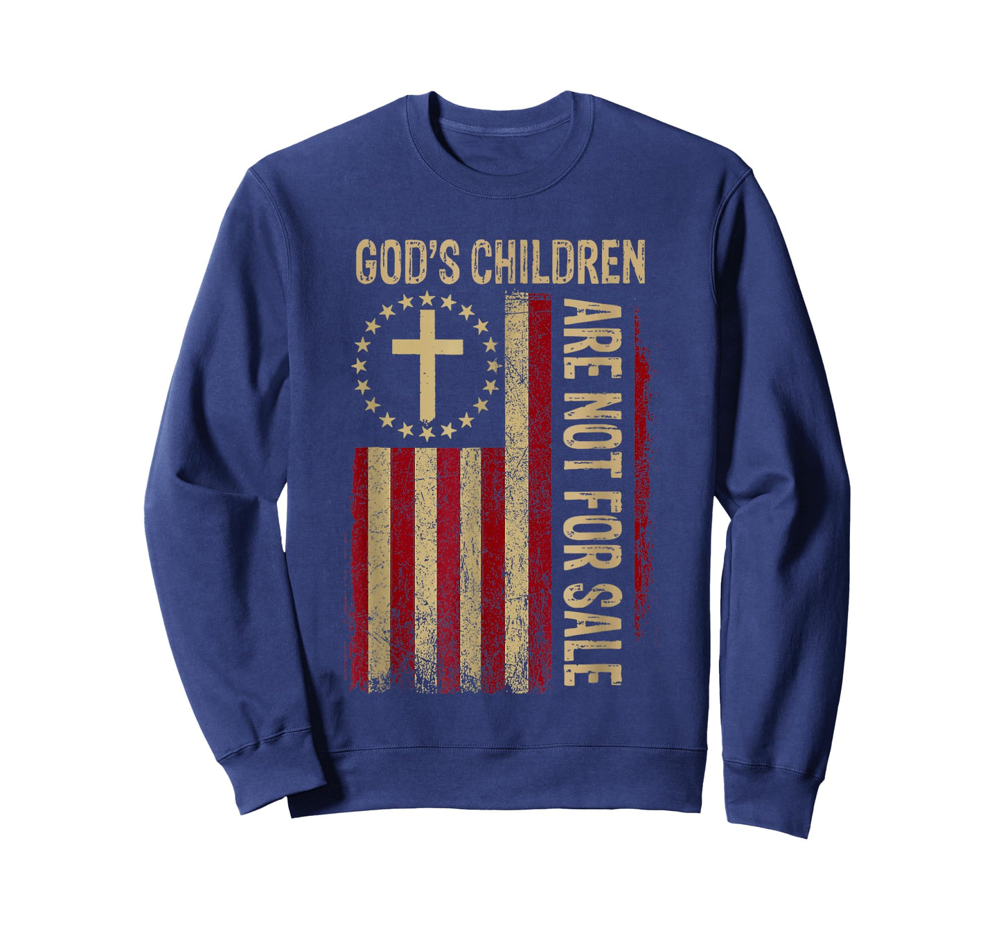 God's Children Are Not For Sale Funny Usa flag American T-Shirt