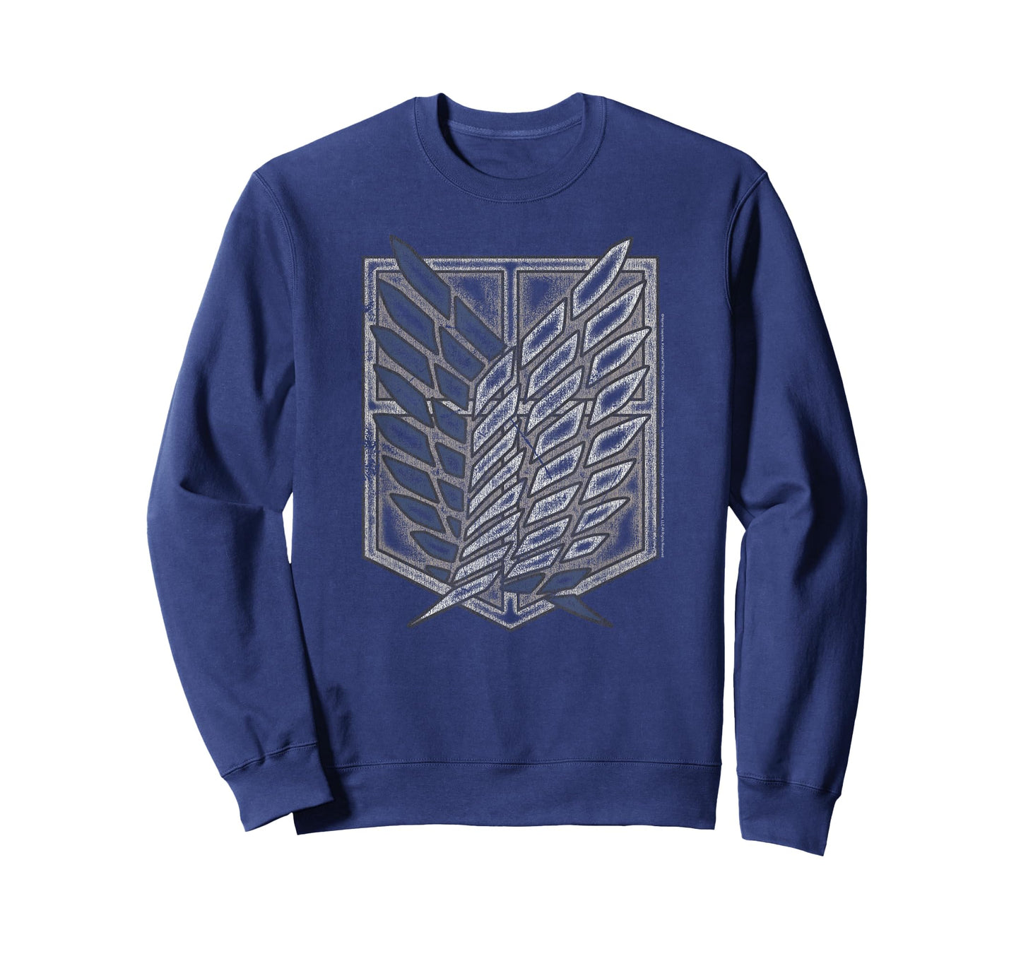 Attack on Titan Season 2 Distressed Scout Symbol Anime T-Shirt