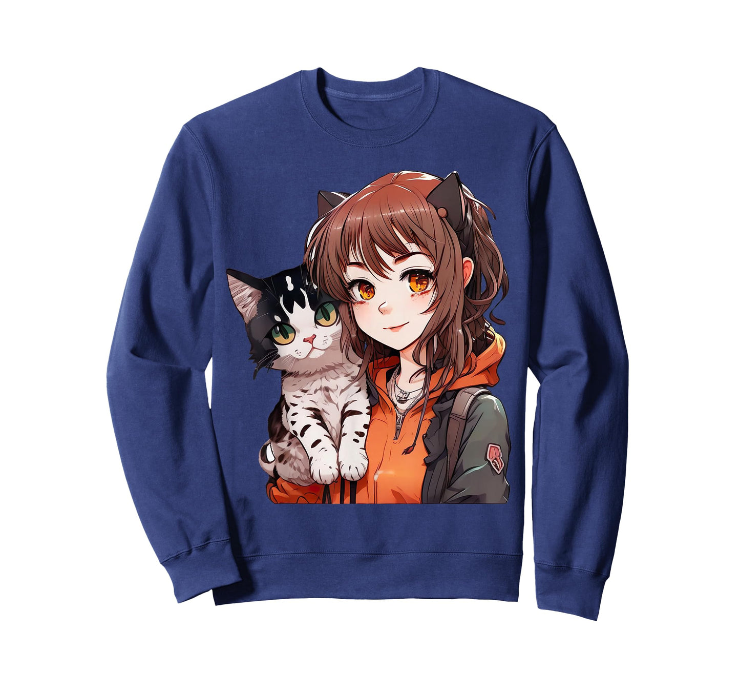 Anime and Cats Lover for Teen Manga kawaii Graphic Otaku T-Shirt