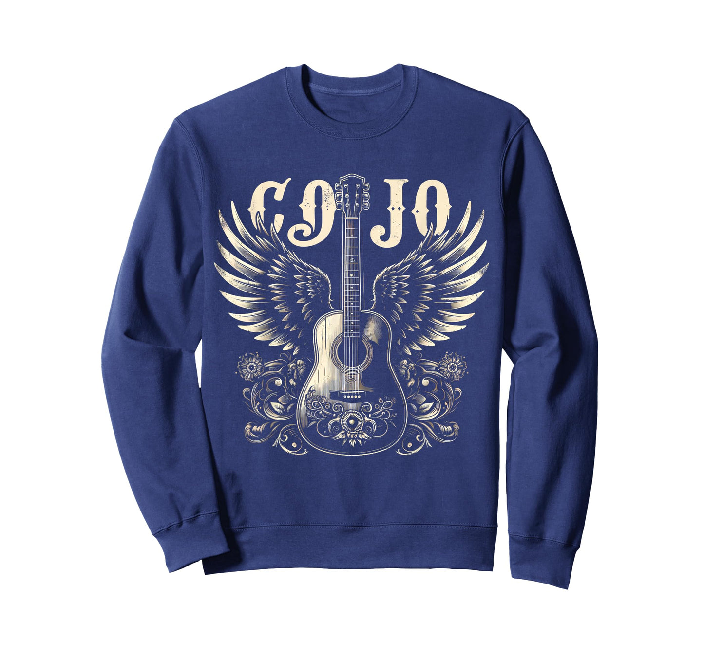 Distressed Cojo Name & Guitar Country Music Retro T-Shirt