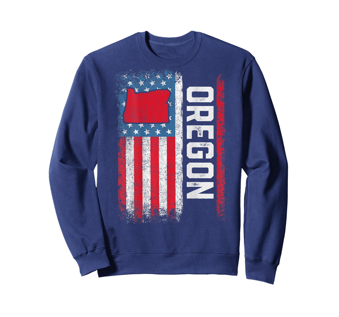 Vintage Oregon State USA Flag Shirt Oregon (On Back) T-Shirt