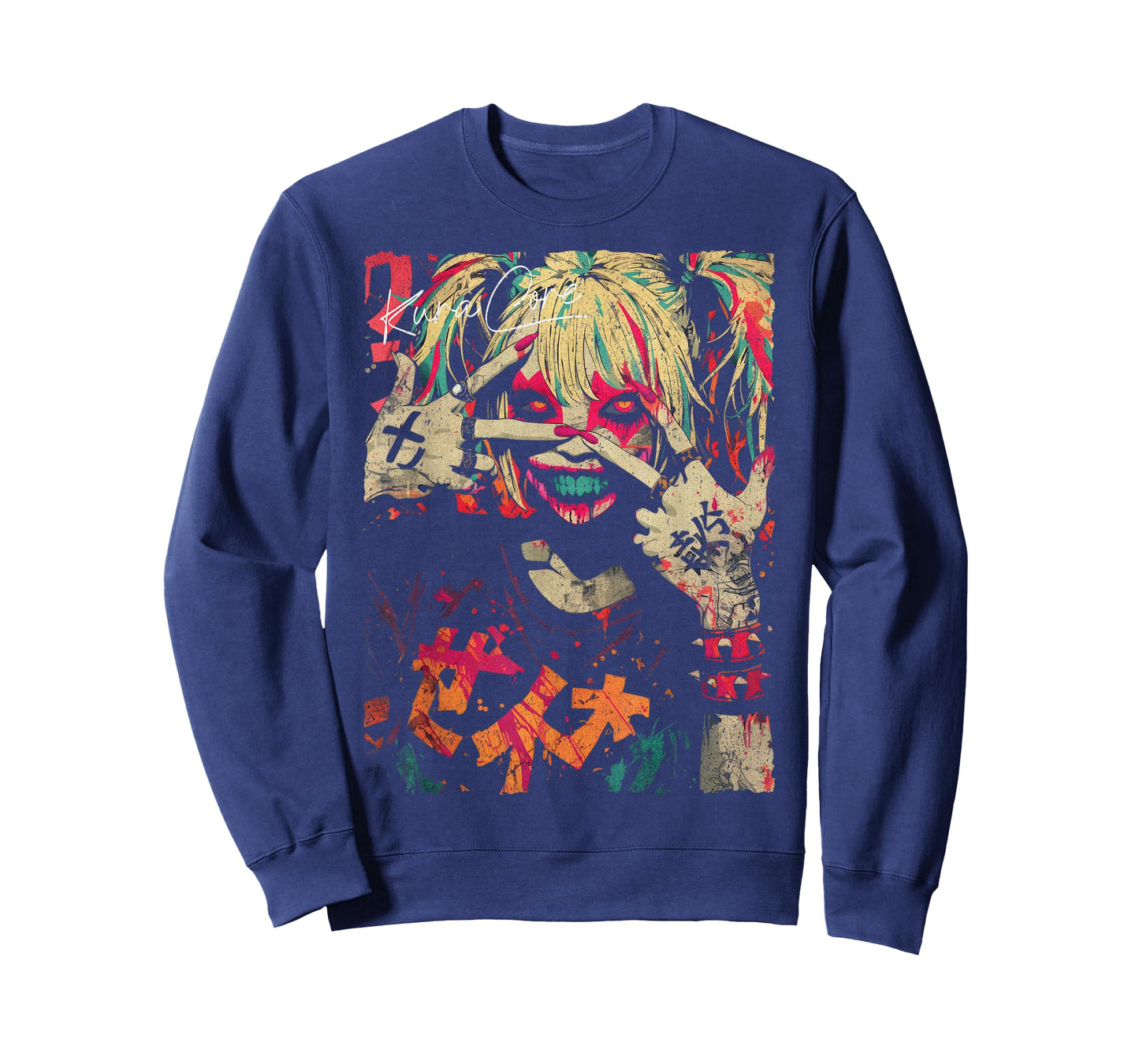 Japanese Streetwear Cyberpunk Y2K Retro Techwear Manga Anime T-Shirt