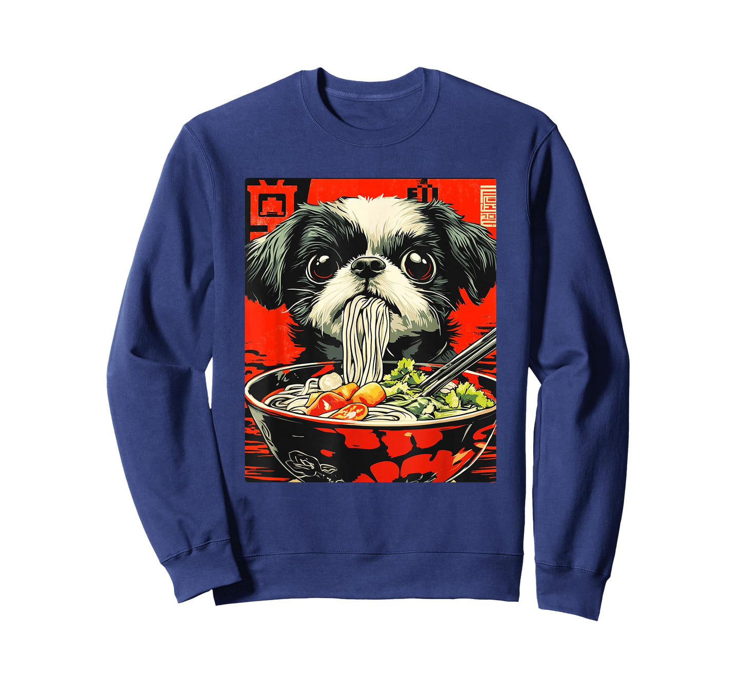 Shih Tzu Eating Japanese Ramen T-Shirt