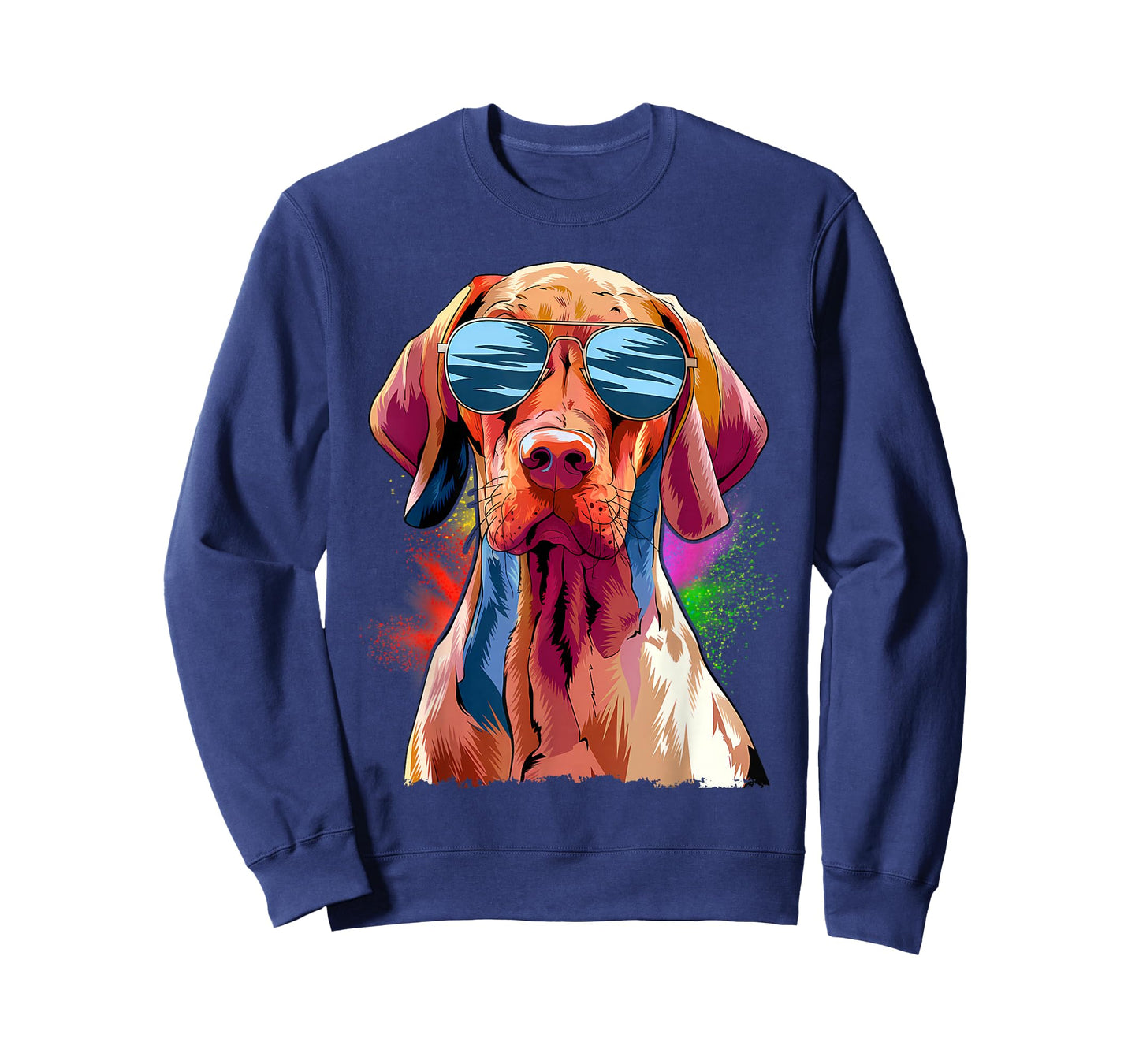 Viszla Lovers Design Pop Art Funny Vizsla Dog T-Shirt