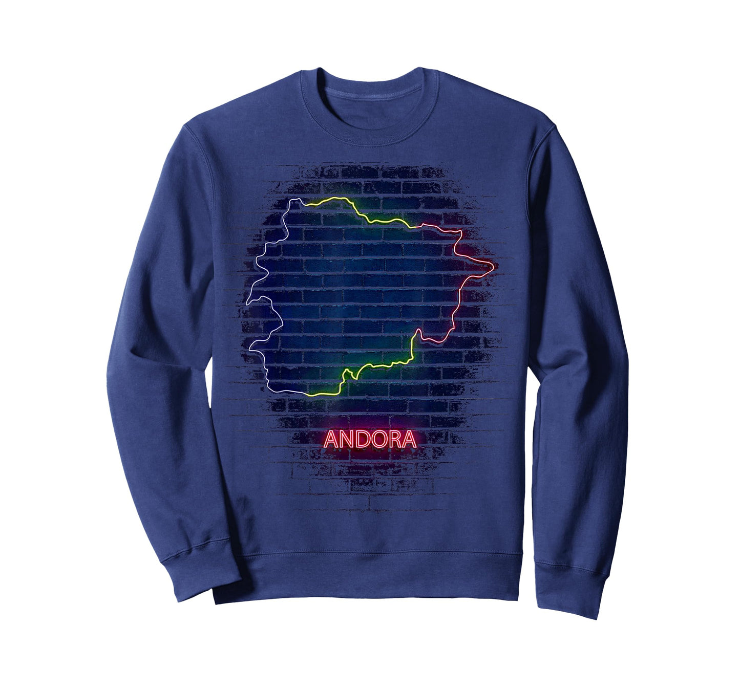 ANDORA country outlline Flag T-Shirt