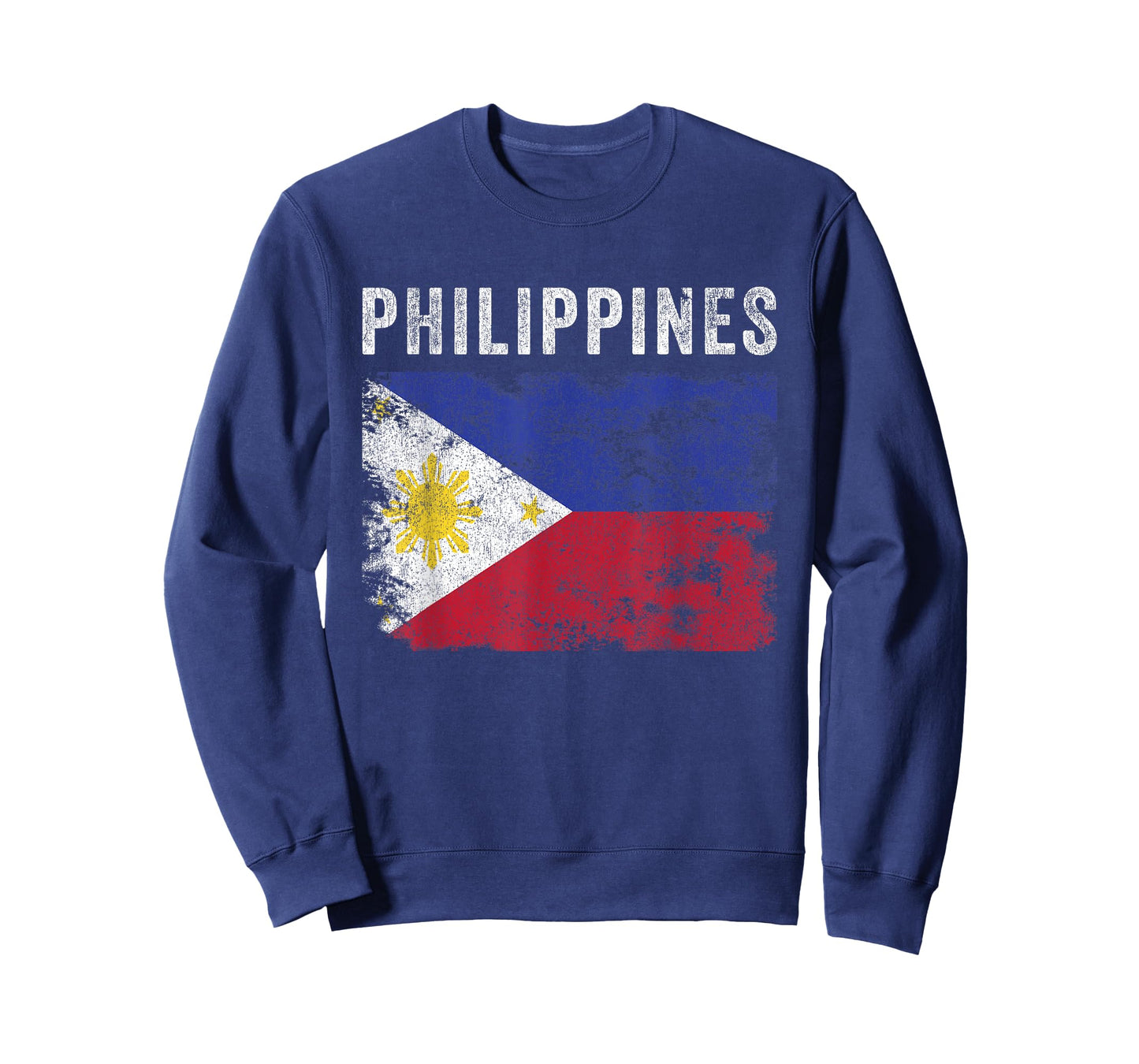 Philippines Flag Distressed - Men Women Kids - Filipino Flag T-Shirt