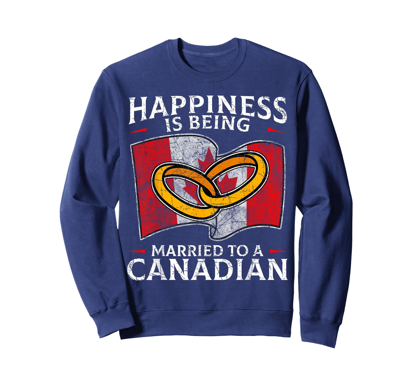 Canada Marriage Canadian Married Flag Wedded Culture Flag T-Shirt