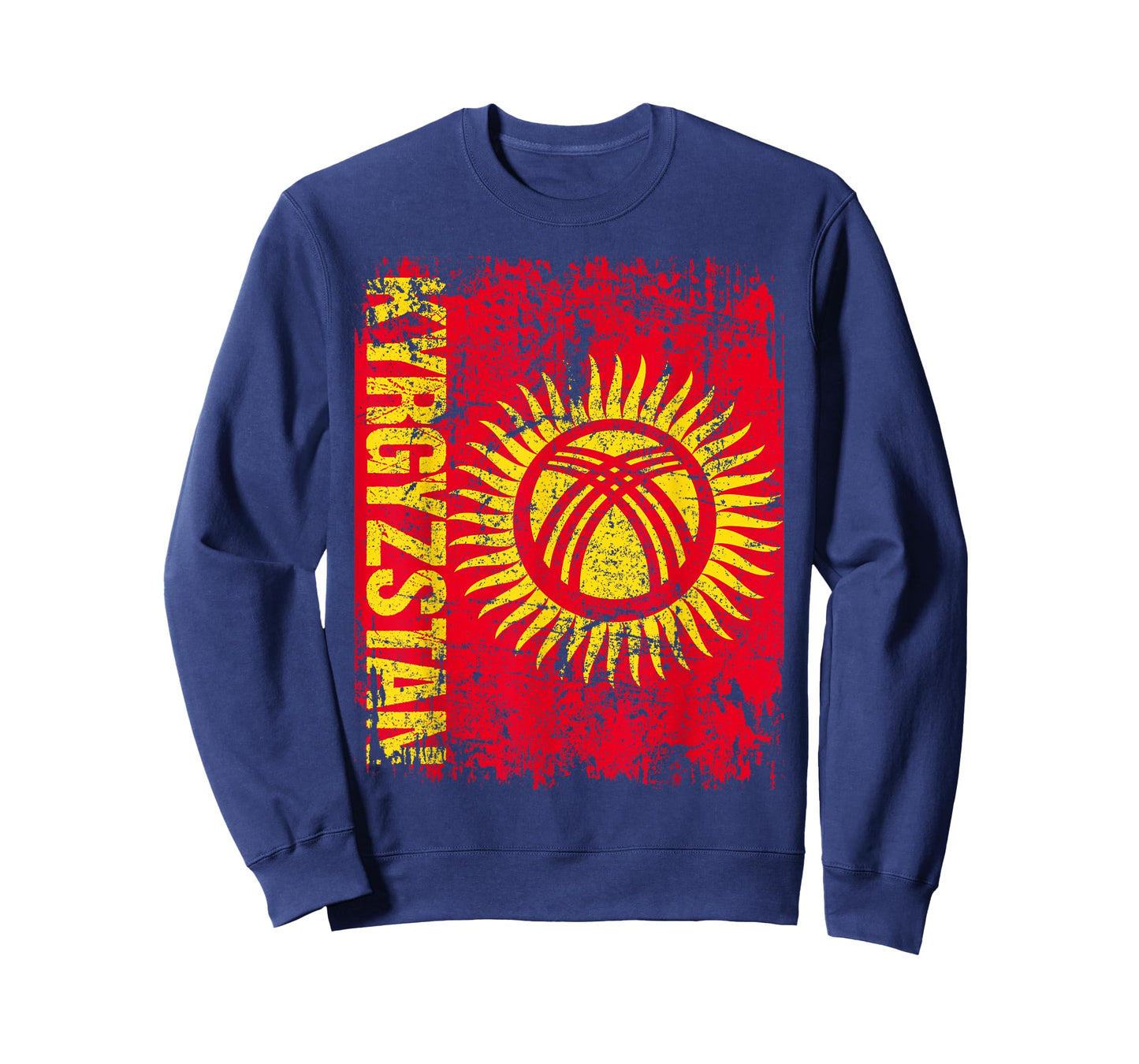 KYRGYZSTAN Flag Vintage Distressed KYRGYZSTAN T-Shirt
