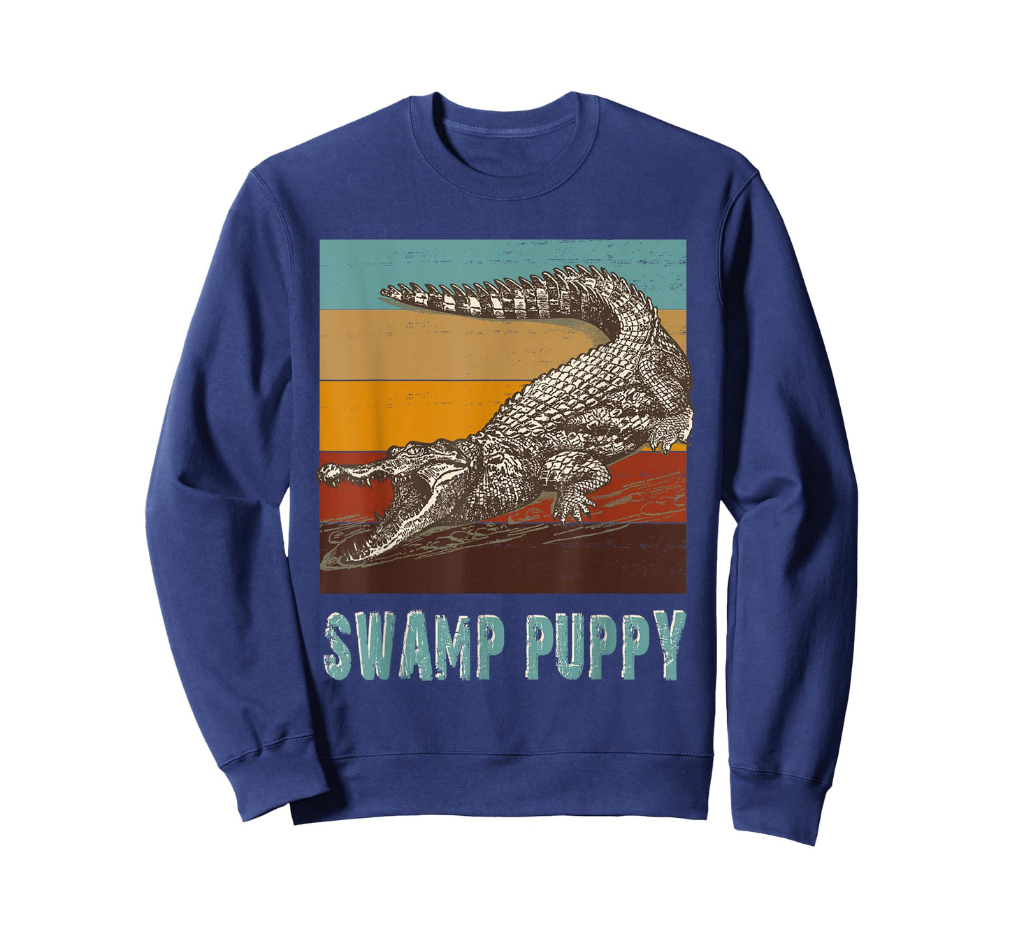 Quirky Swamp-Themed Alligator Everglades Swamp Puppies T-Shirt