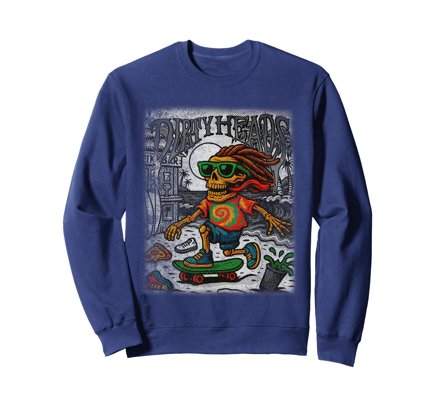 Vintage Dirty Heads in retro Funny style T-Shirt