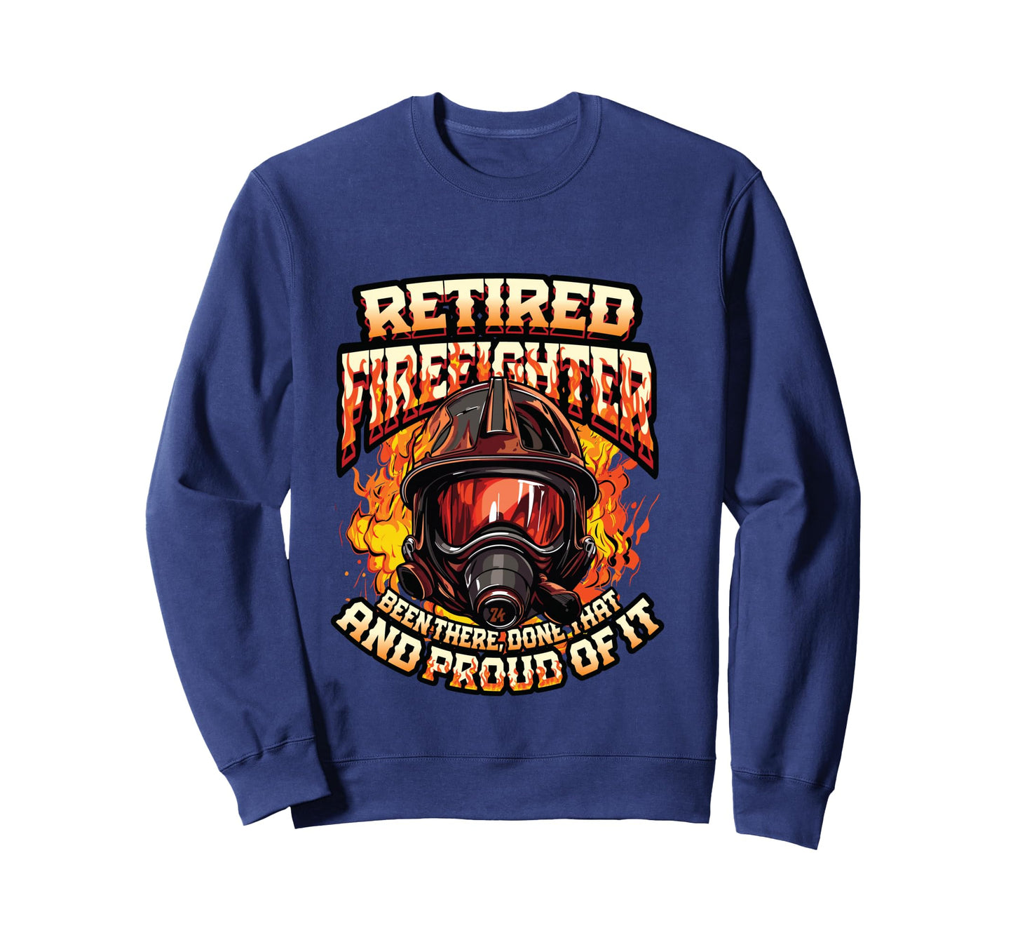 Fire Department Retired Firefighter Retirement Long Sleeve T-Shirt