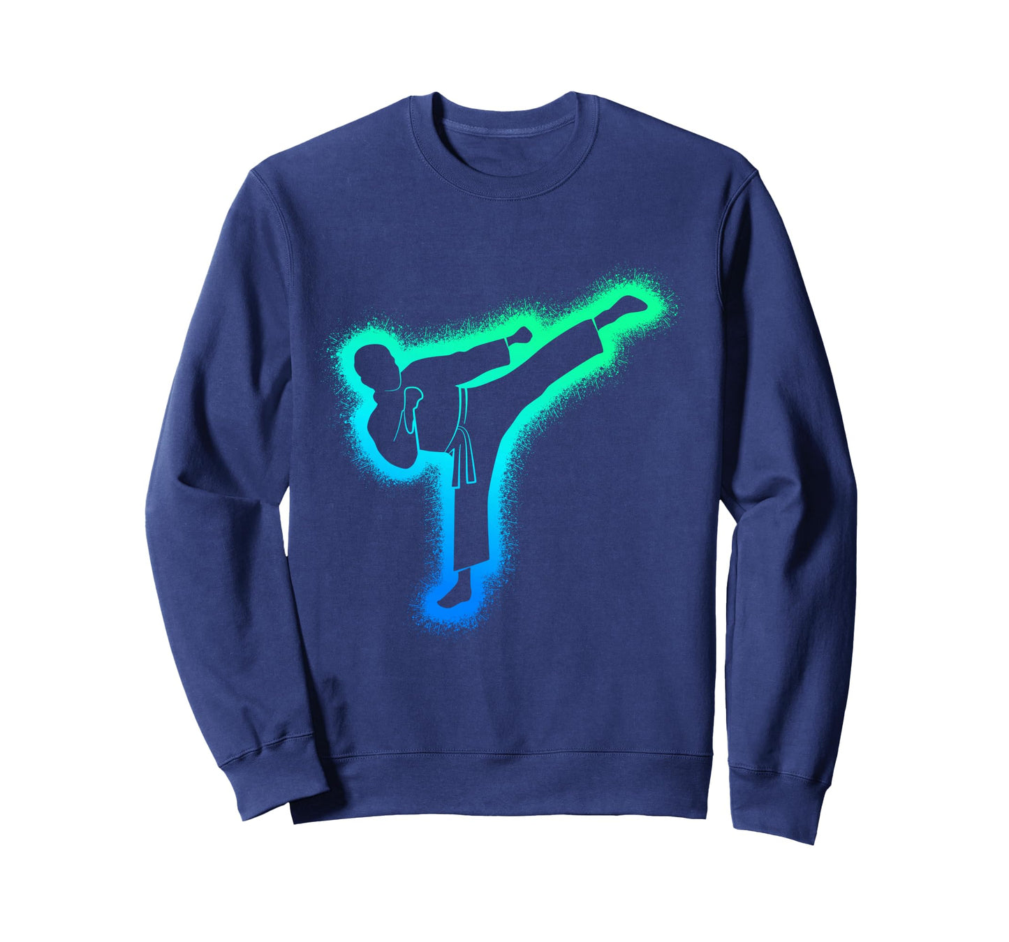 Taekwondo Martial Arts Kids Men Boys Karate Long Sleeve T-Shirt