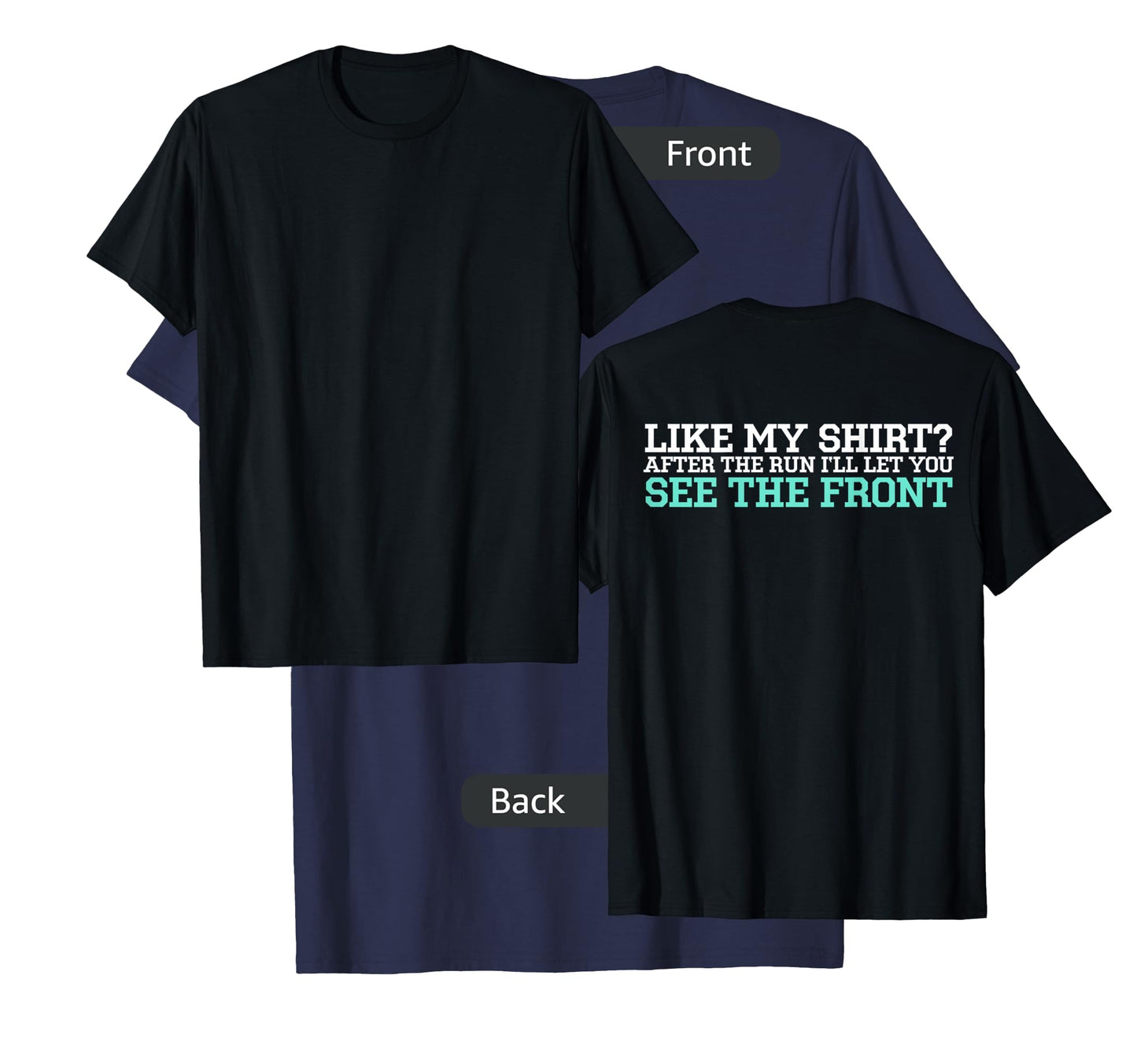 Cross Country Running Shirt With Back Print - Funny XC Shirt