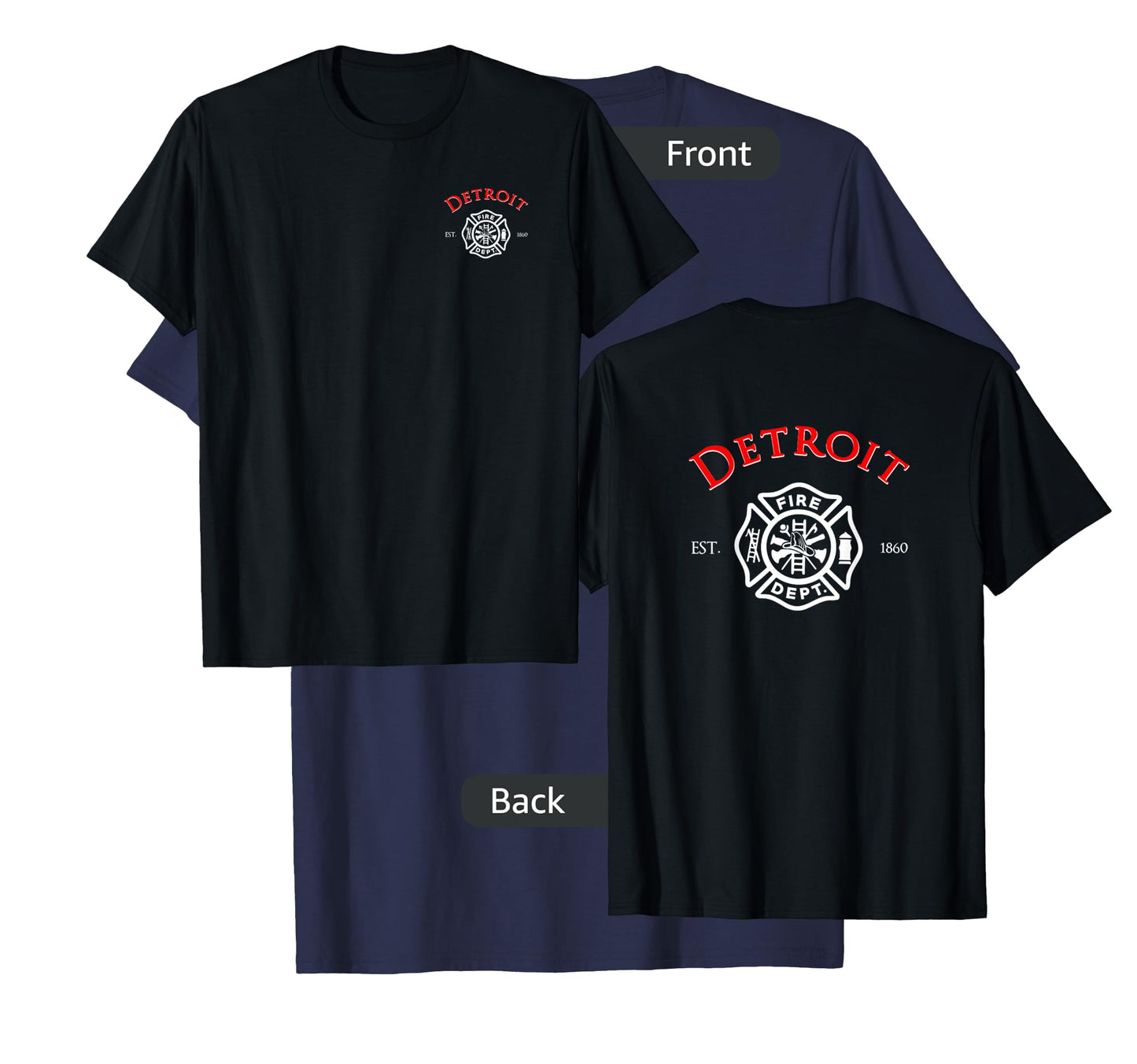 City of Detroit Fire Rescue Michigan Firefighter T-Shirt T-Shirt