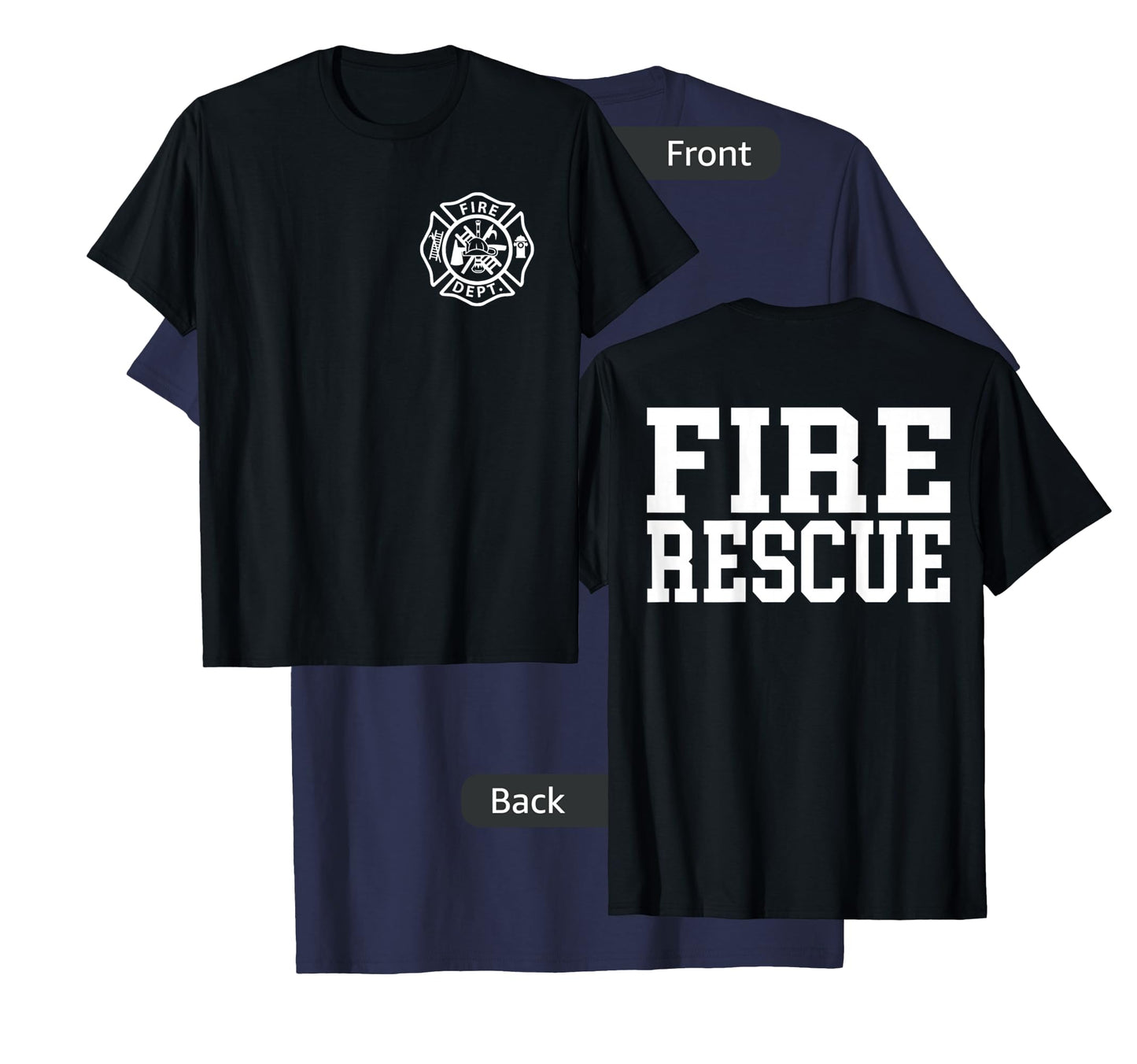 Fire Department Logo Uniform Fireman Symbol Firefighter Gear T-Shirt