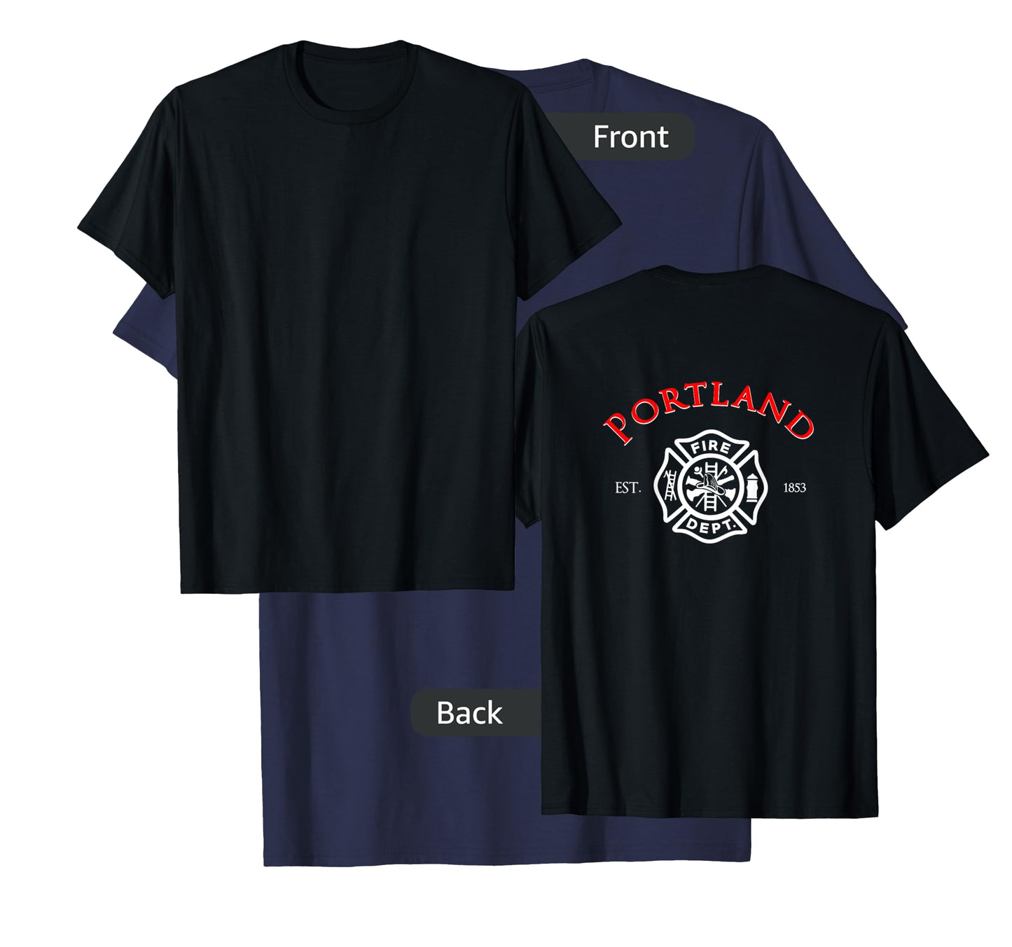 City of Portland Fire Rescue Oregon Firefighter T-Shirt T-Shirt