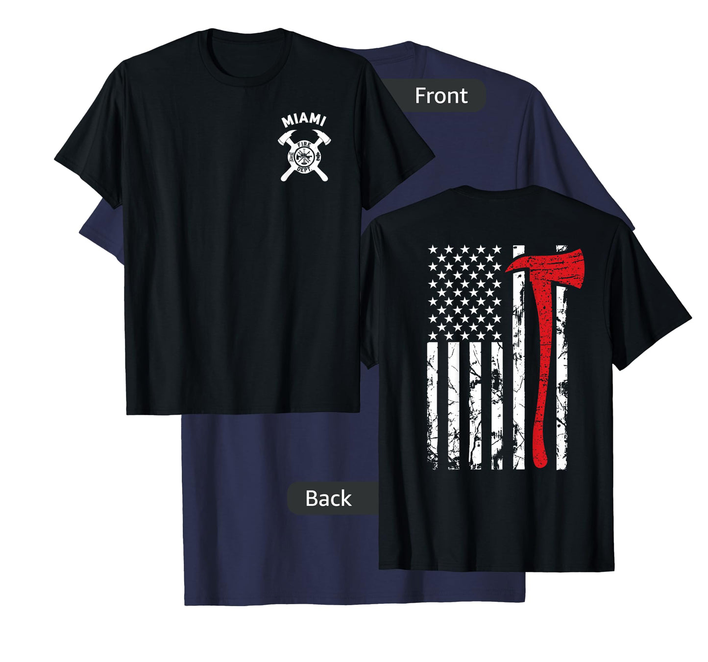 City Of Miami Fire Department Florida Firefighter T-Shirt