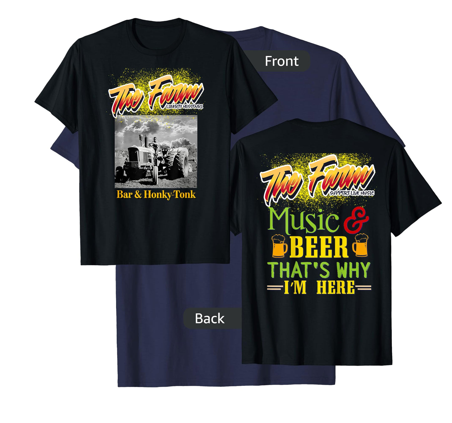The Farm Liberty Missouri USA Live Music Bar Honky-tonk #1 T-Shirt