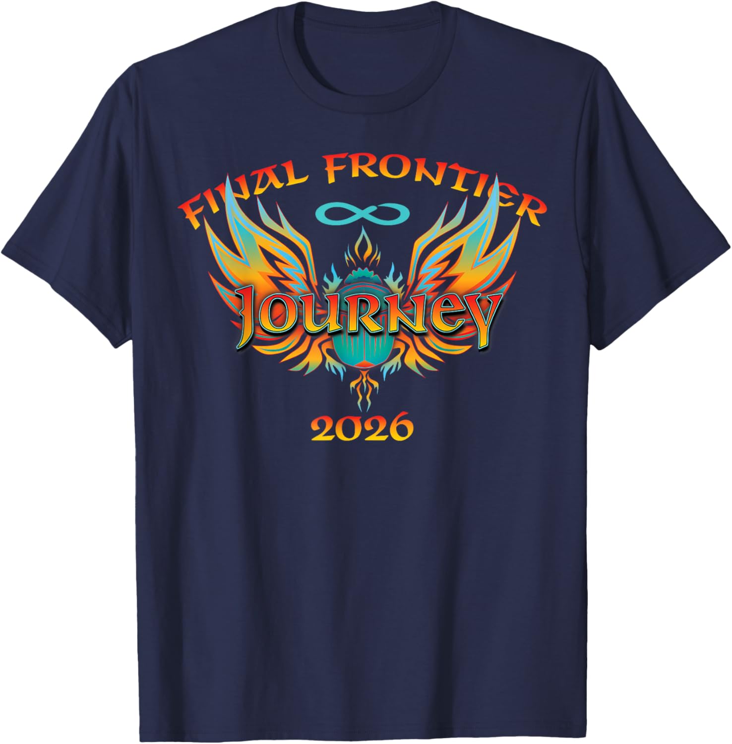 Journey Final Frontier 2026 T-Shirt - T-Shirt | Navy