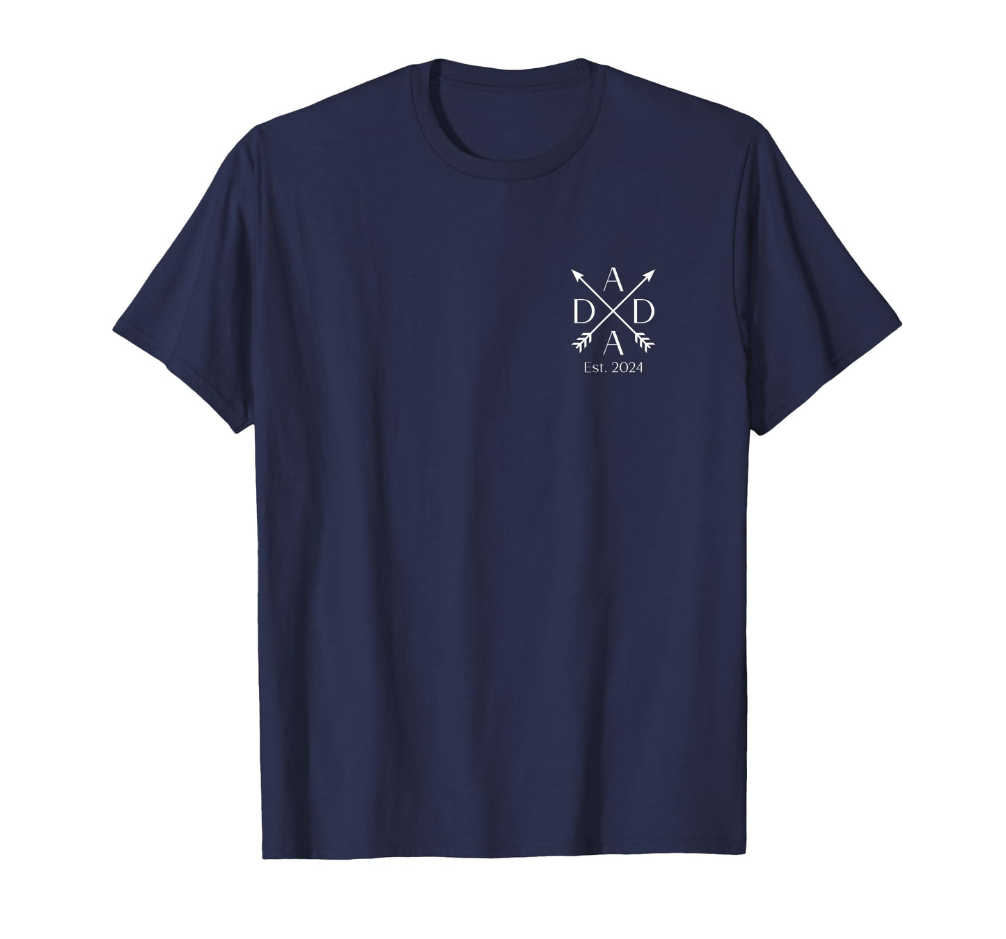 Dada Est 2024 New Dad 2024 Dada 2024 Matching Family T-Shirt