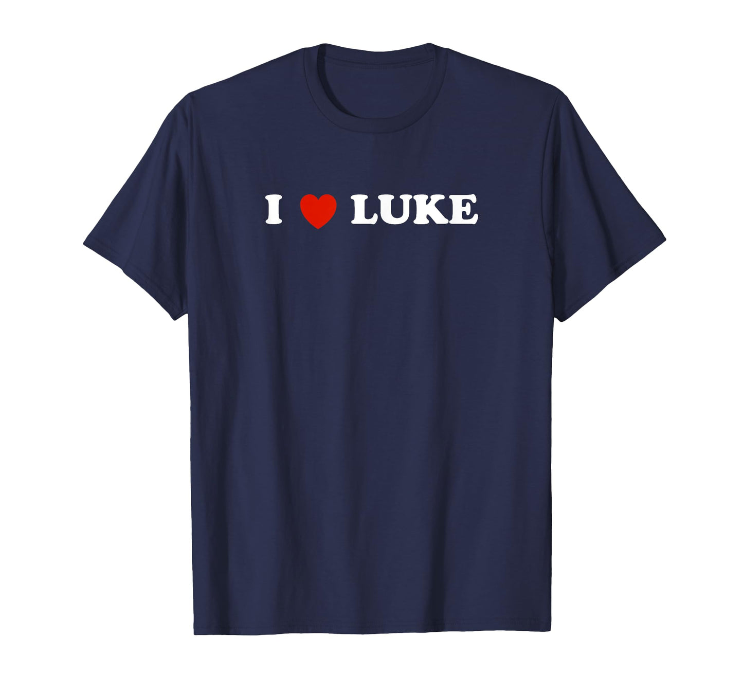 I Love Luke Heart - Country Music Gift T-Shirt