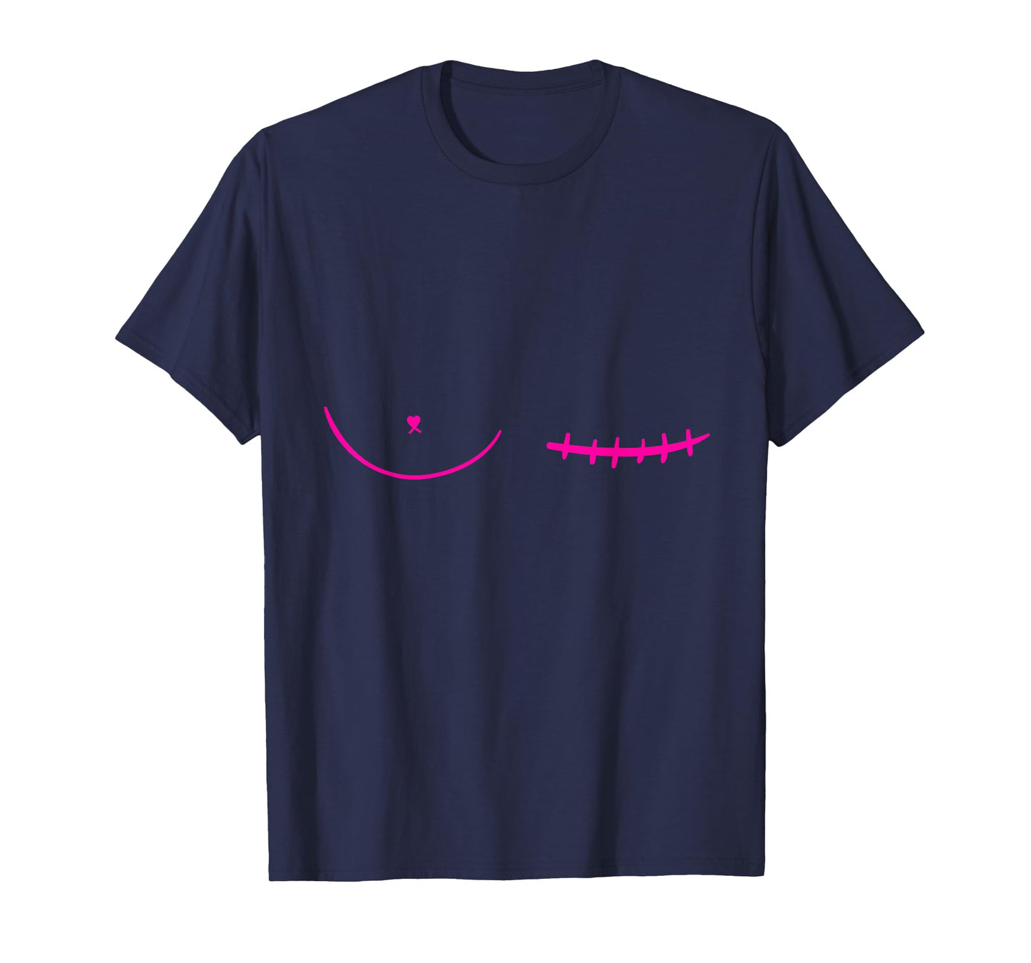 Left Mastectomy Scar Breast Cancer Survivor T-Shirt